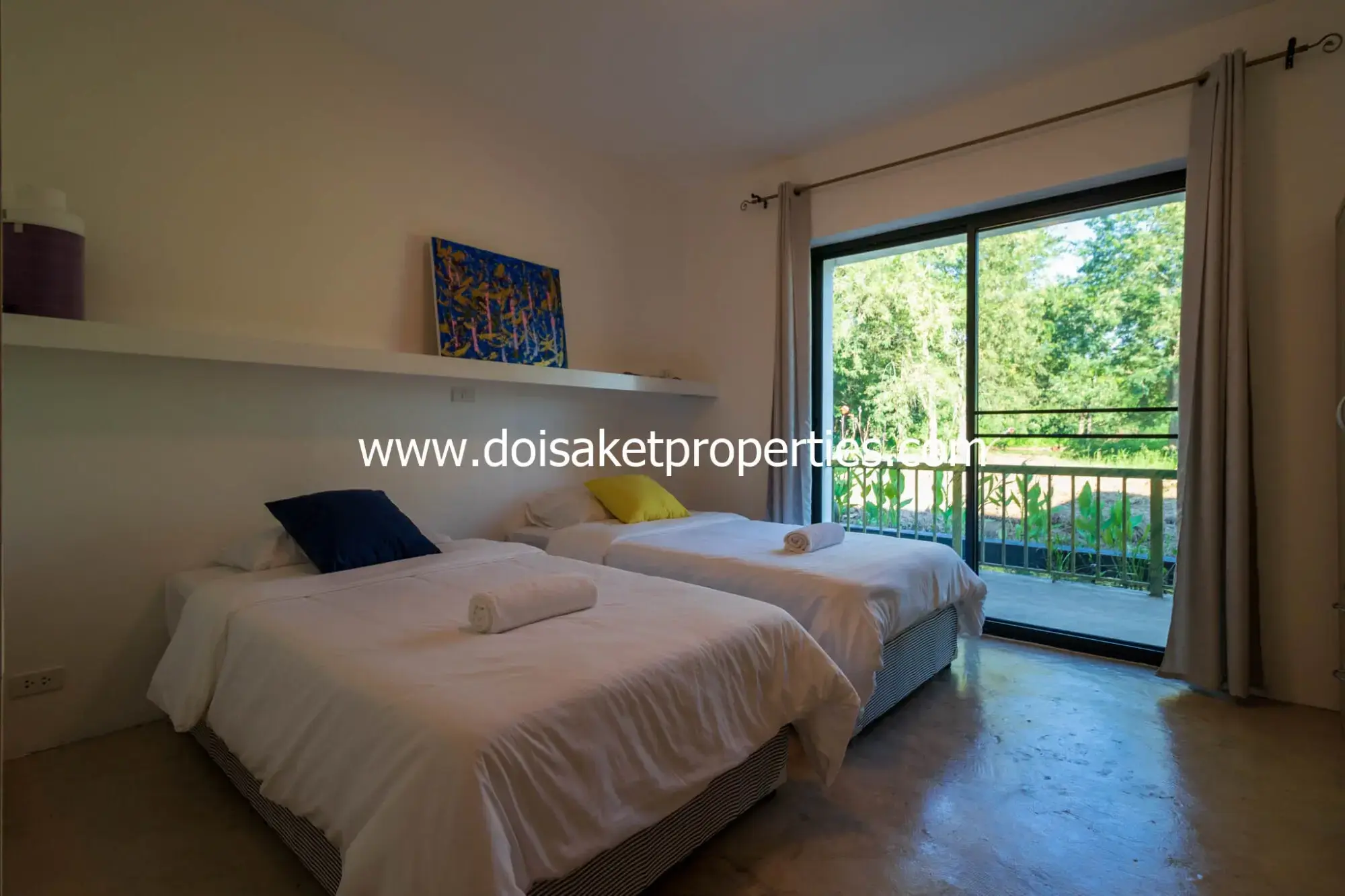 (HR191-TH) Beautiful 2-Bedroom Townhouse for Rent in Choeng Doi, Doi Saket