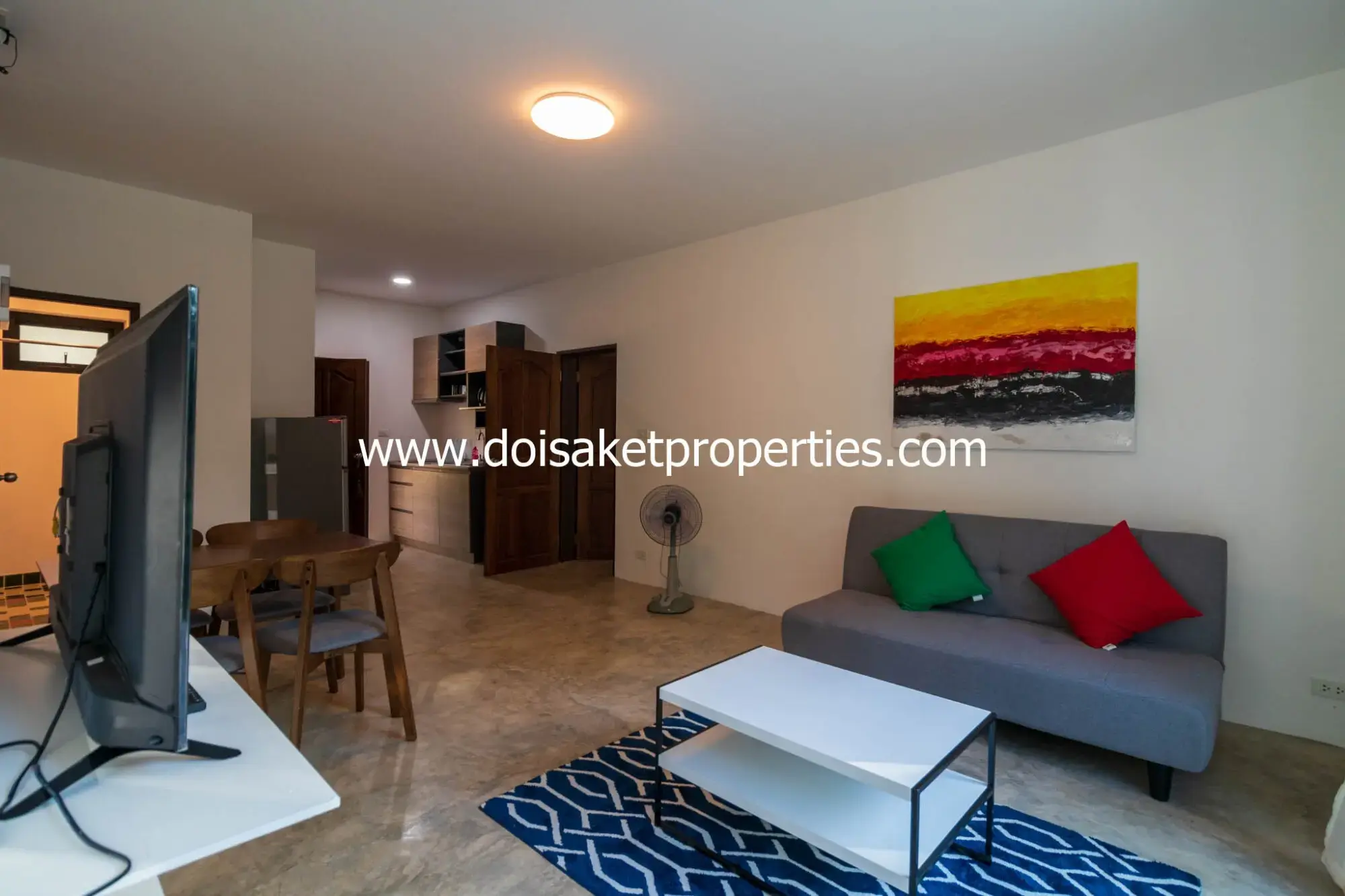 (HR191-TH) Beautiful 2-Bedroom Townhouse for Rent in Choeng Doi, Doi Saket