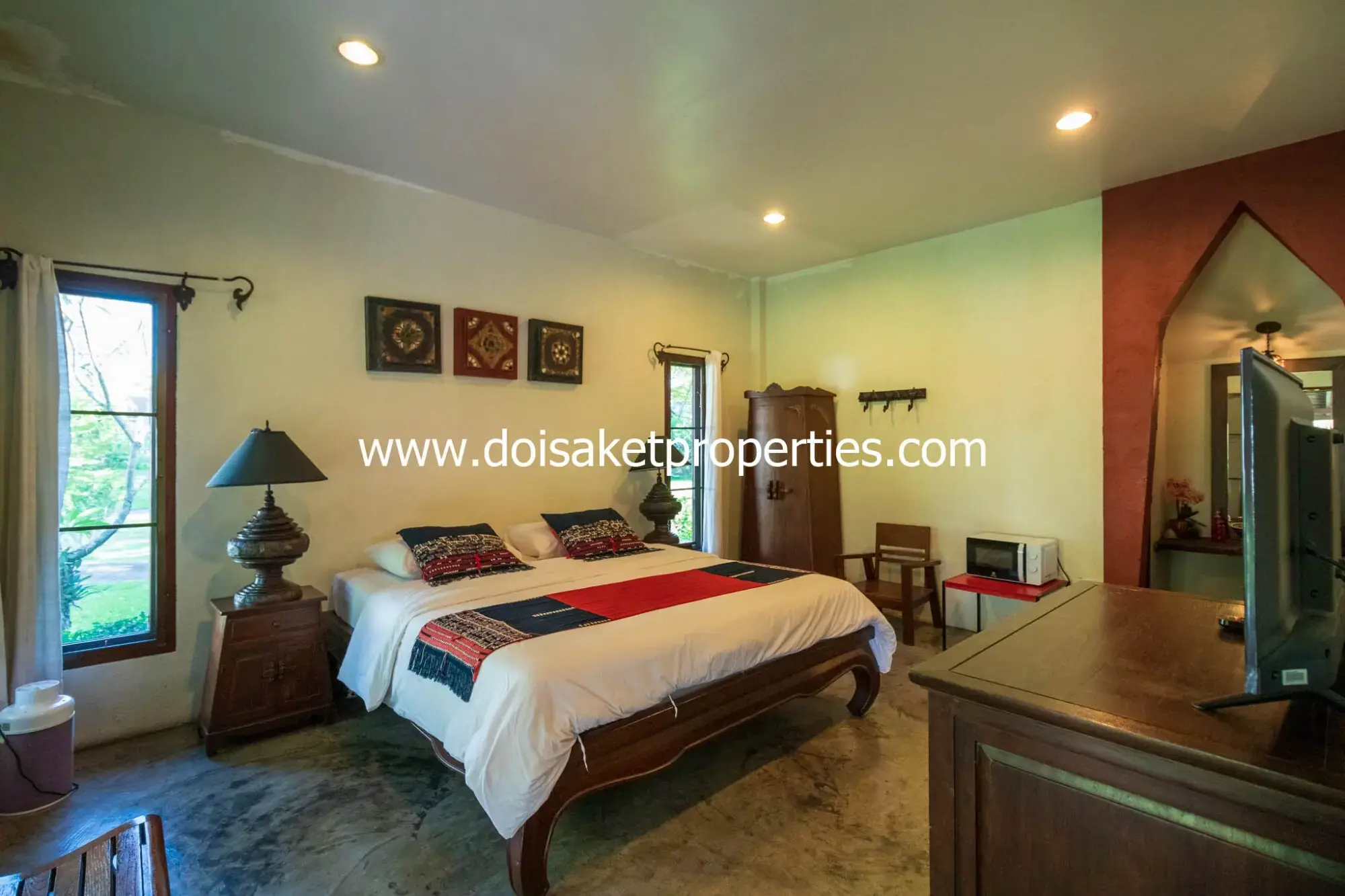 (HR190-B134) Nice Studio Bungalow for Rent in Choeng Doi, Doi Saket