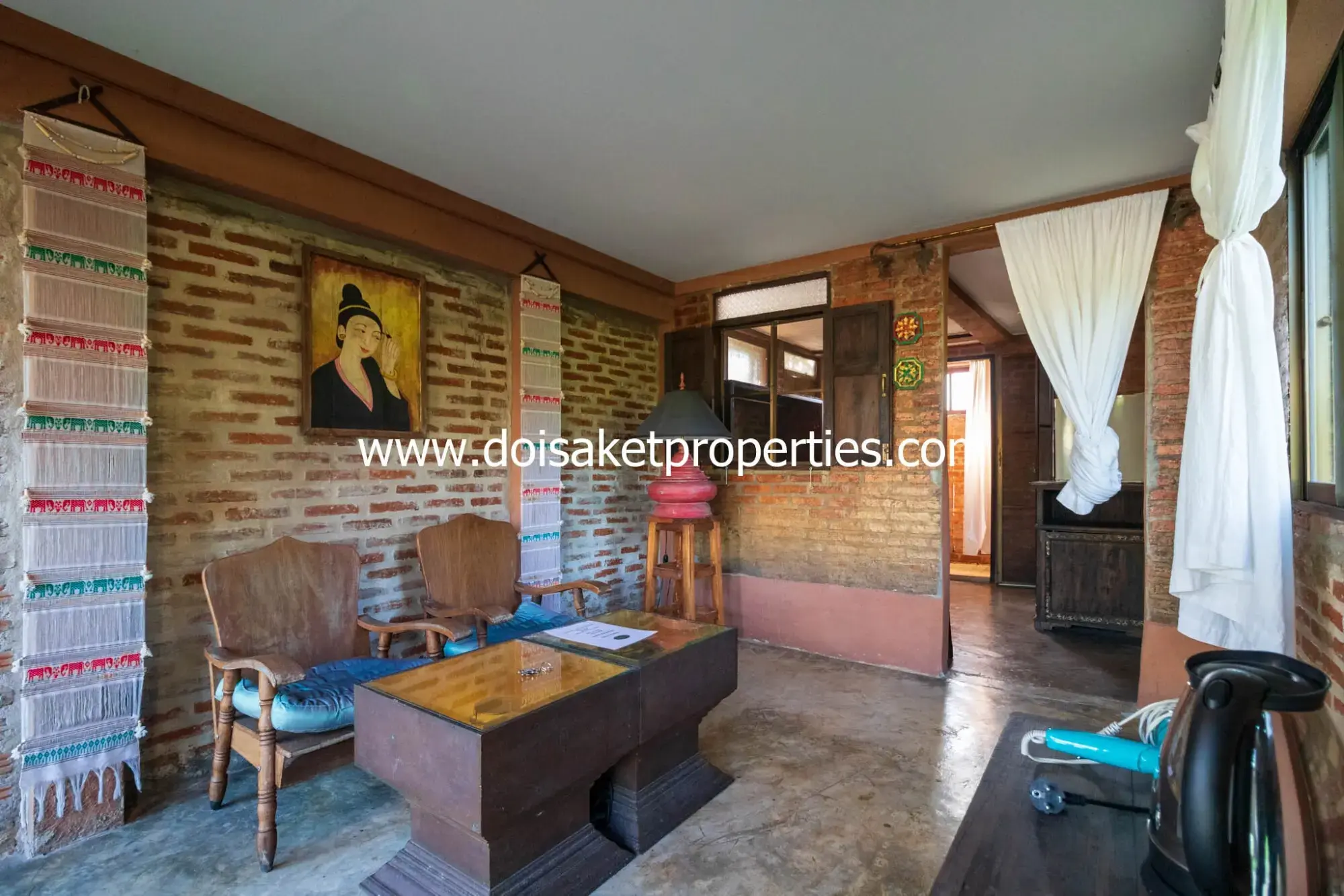 (HR187-C3C4) Pretty 2-Bedroom Duplex Home for Rent in Choeng Doi, Doi Saket