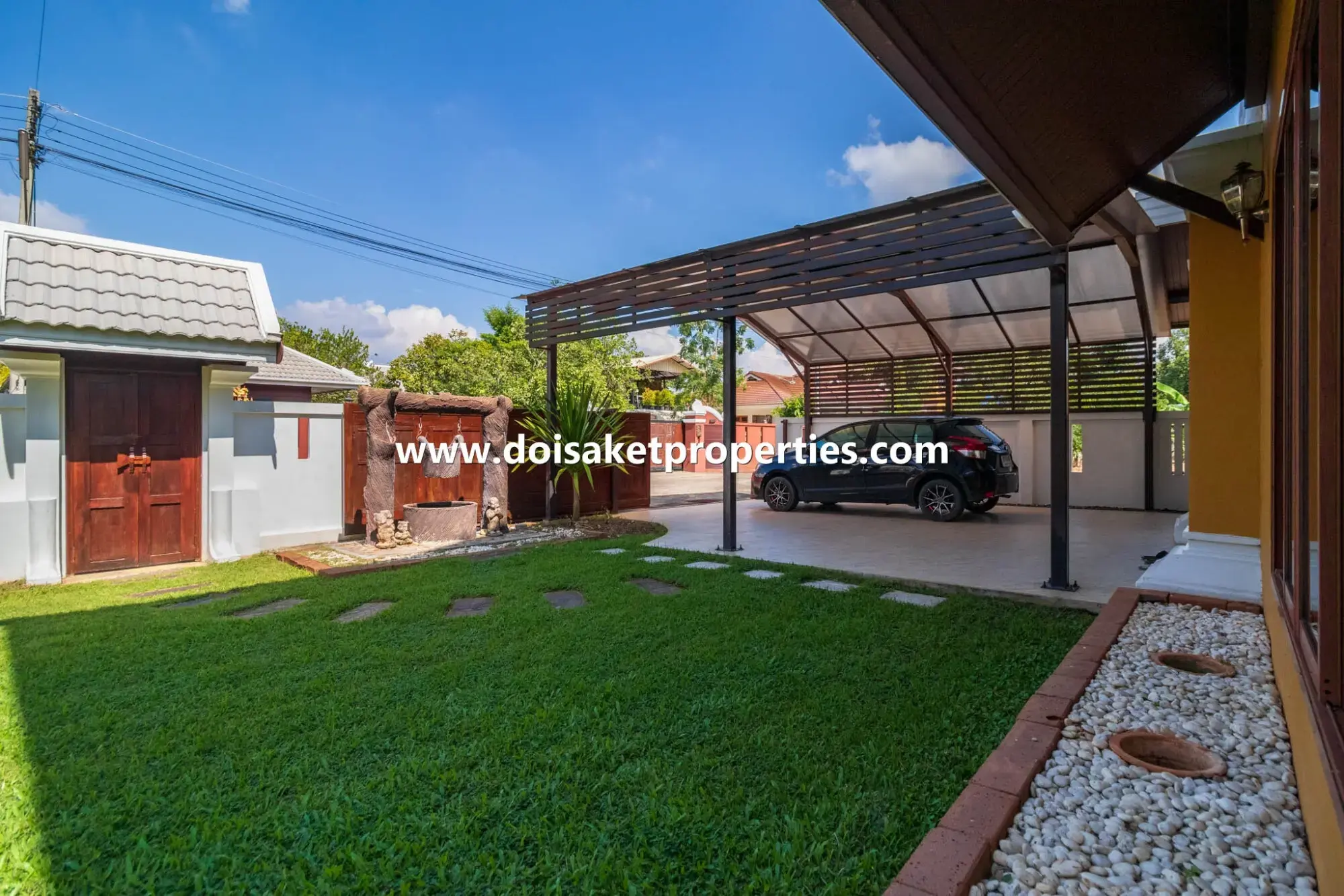(HS327-02) Lovely 2-Bedroom Home with Pretty Grounds in a Great Location for Sale in Choeng Doi, Doi Saket