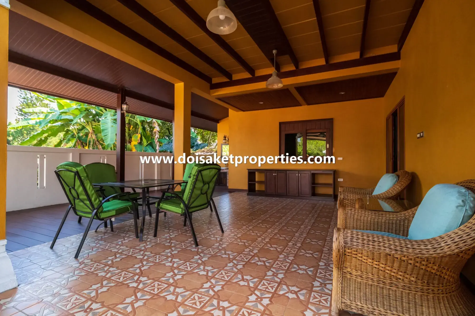 (HS327-02) Lovely 2-Bedroom Home with Pretty Grounds in a Great Location for Sale in Choeng Doi, Doi Saket