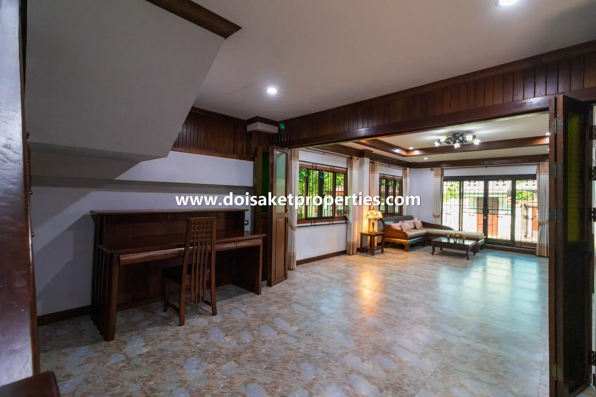 (HS327-02) Lovely 2-Bedroom Home with Pretty Grounds in a Great Location for Sale in Choeng Doi, Doi Saket
