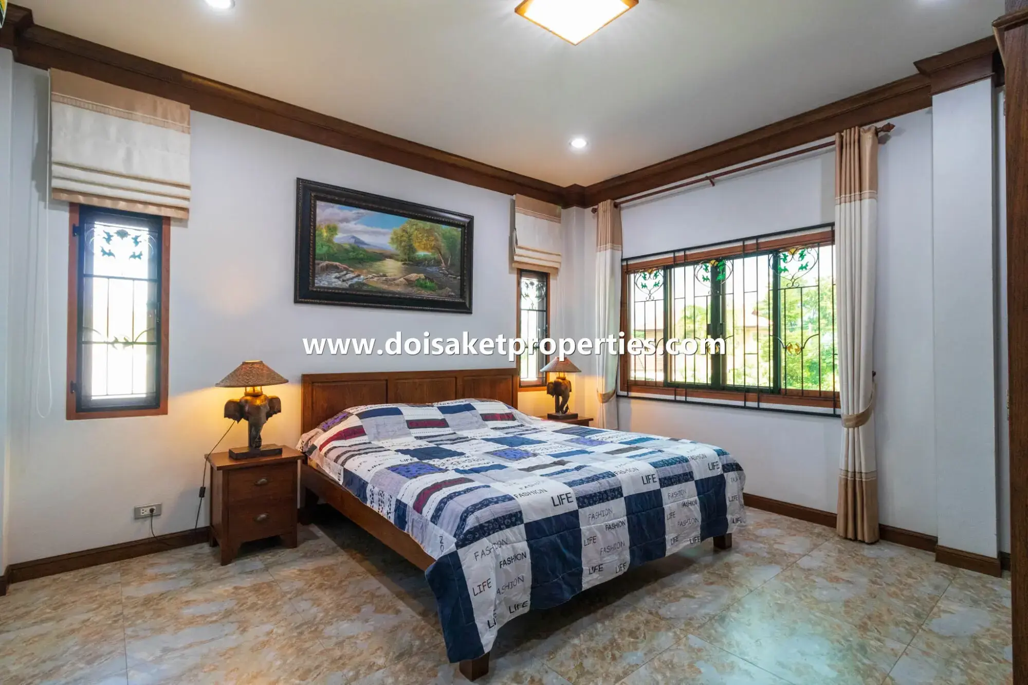 (HS327-02) Lovely 2-Bedroom Home with Pretty Grounds in a Great Location for Sale in Choeng Doi, Doi Saket