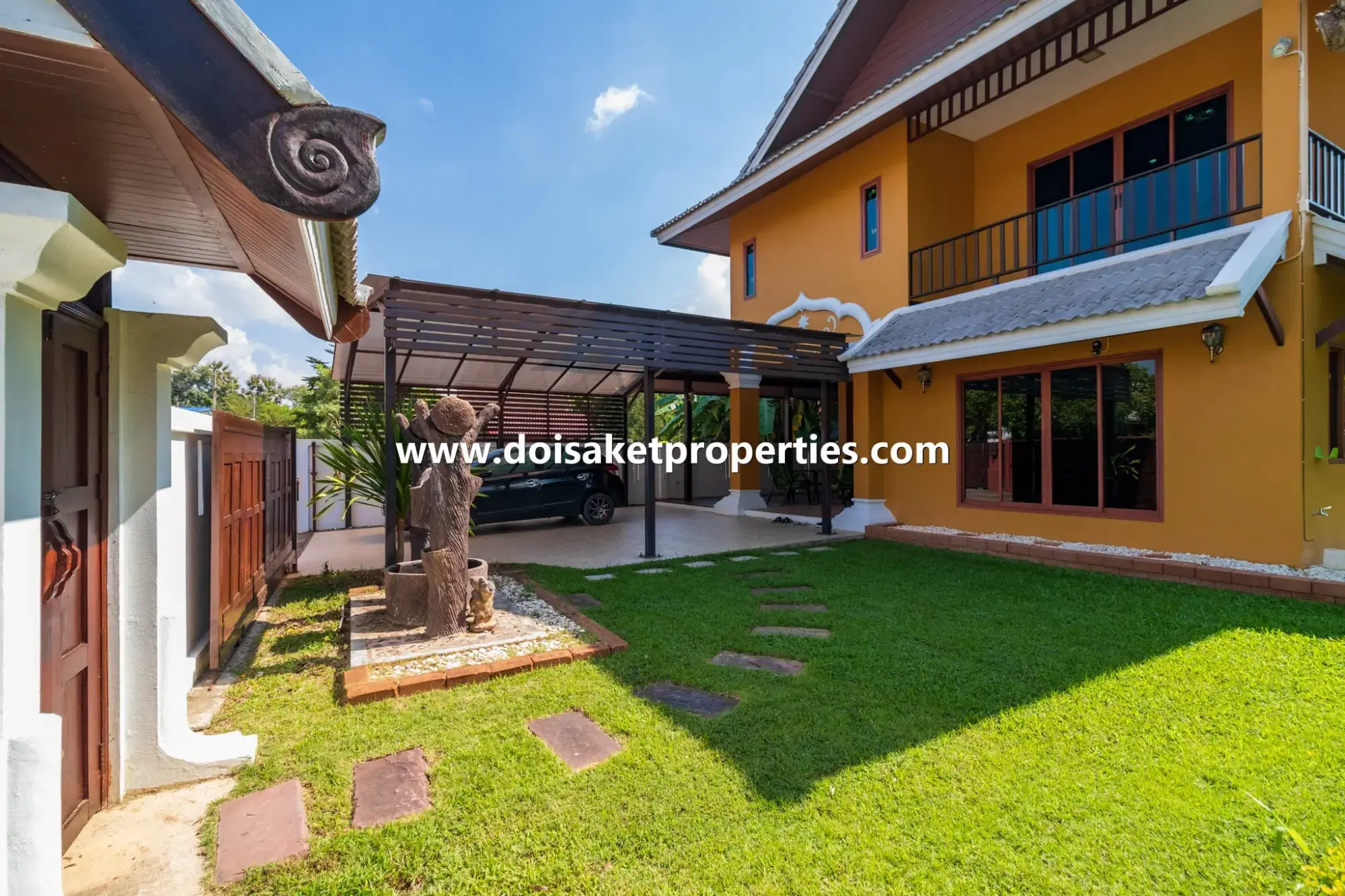 (HS327-02) Lovely 2-Bedroom Home with Pretty Grounds in a Great Location for Sale in Choeng Doi, Doi Saket