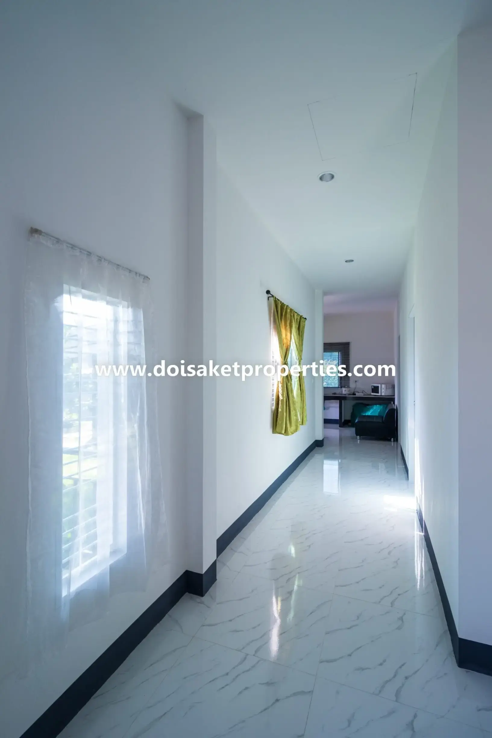 (HS320-02) Newer 2-Bedroom House for Sale in a Quiet and Rural Location near Mae Kuang Dam in Luang Nuea, Doi Saket