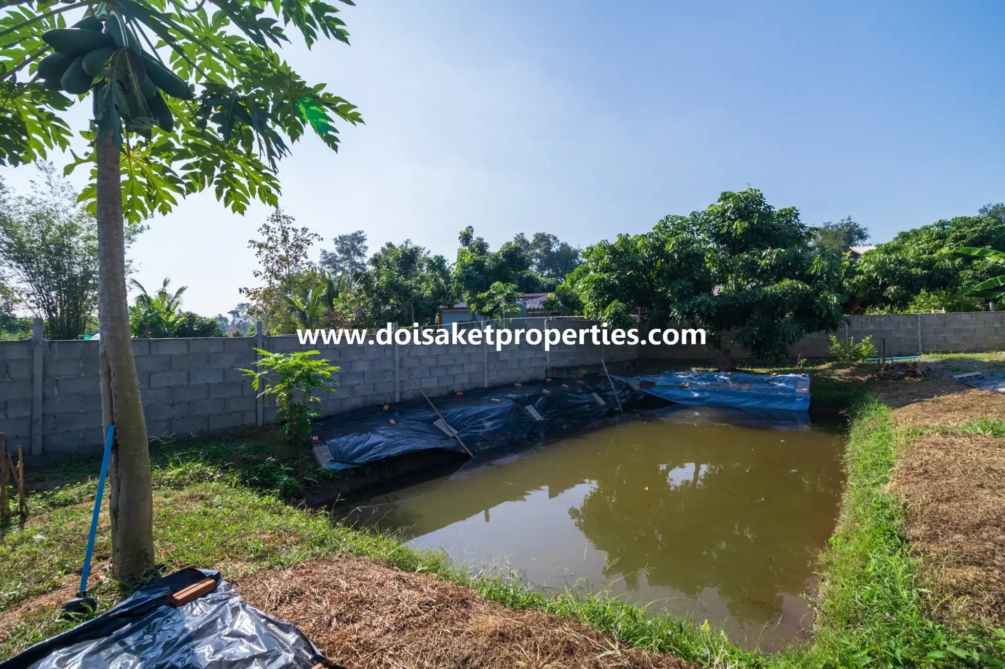 (HS320-02) Newer 2-Bedroom House for Sale in a Quiet and Rural Location near Mae Kuang Dam in Luang Nuea, Doi Saket
