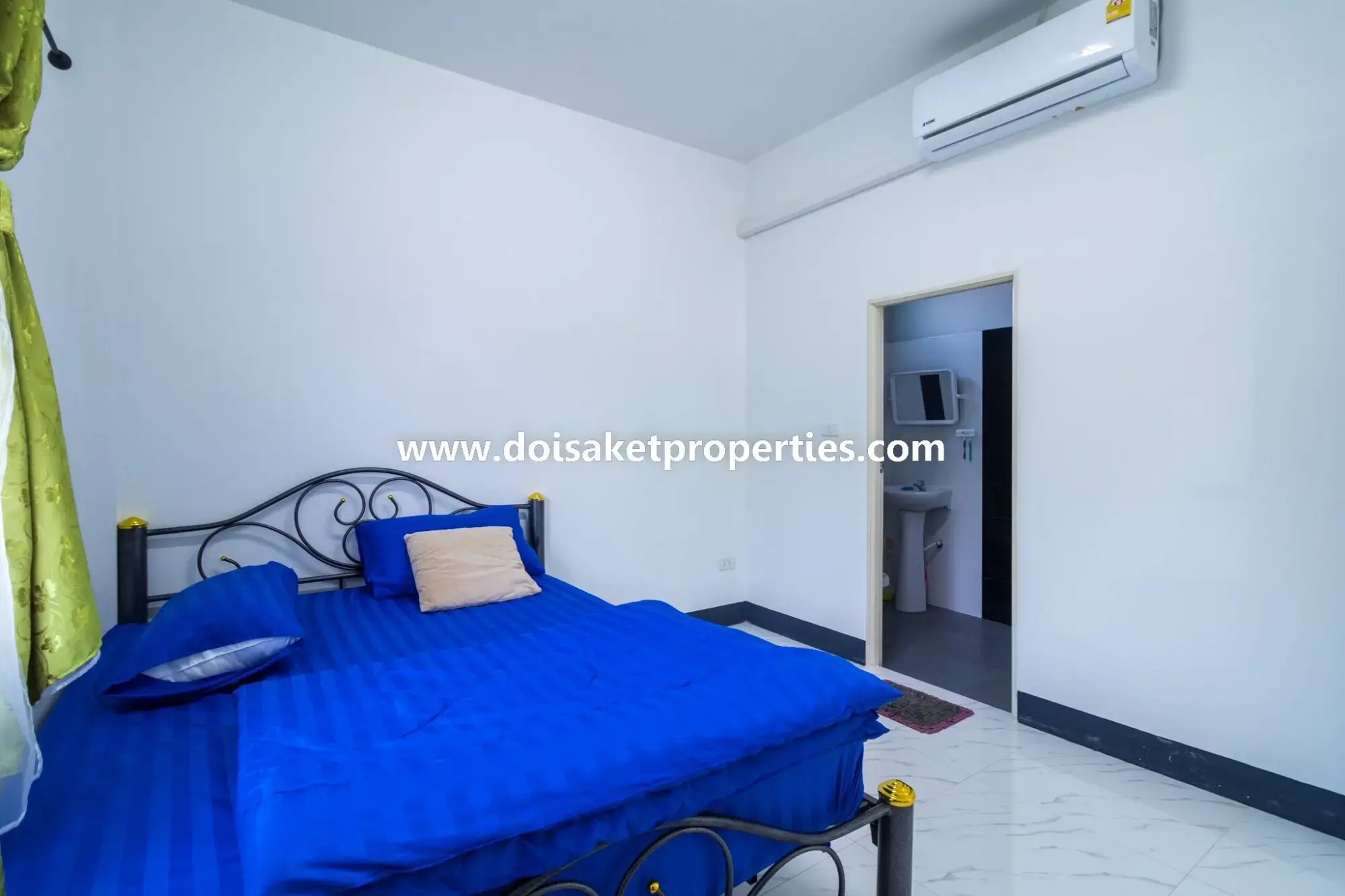 (HS320-02) Newer 2-Bedroom House for Sale in a Quiet and Rural Location near Mae Kuang Dam in Luang Nuea, Doi Saket