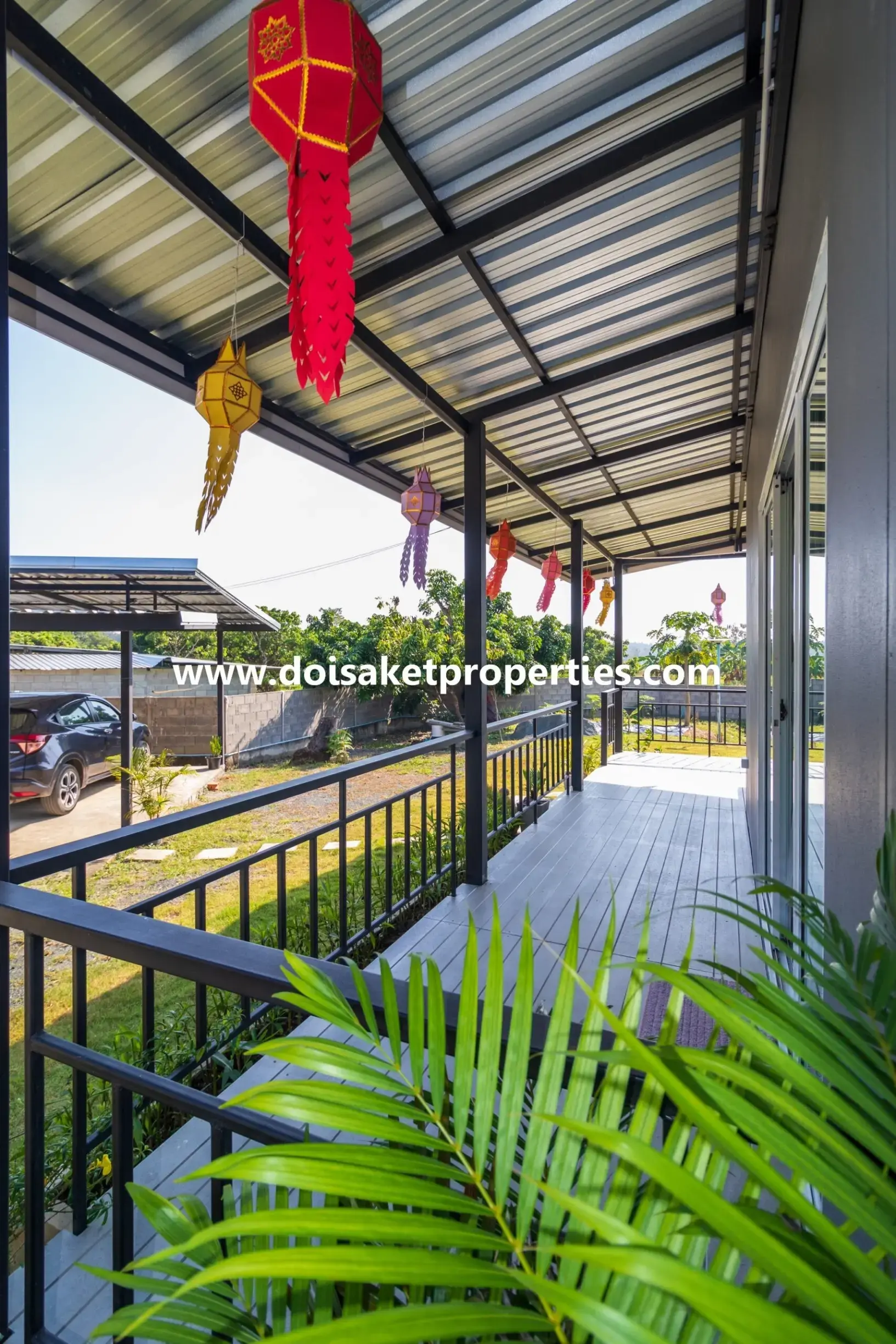 (HS320-02) Newer 2-Bedroom House for Sale in a Quiet and Rural Location near Mae Kuang Dam in Luang Nuea, Doi Saket