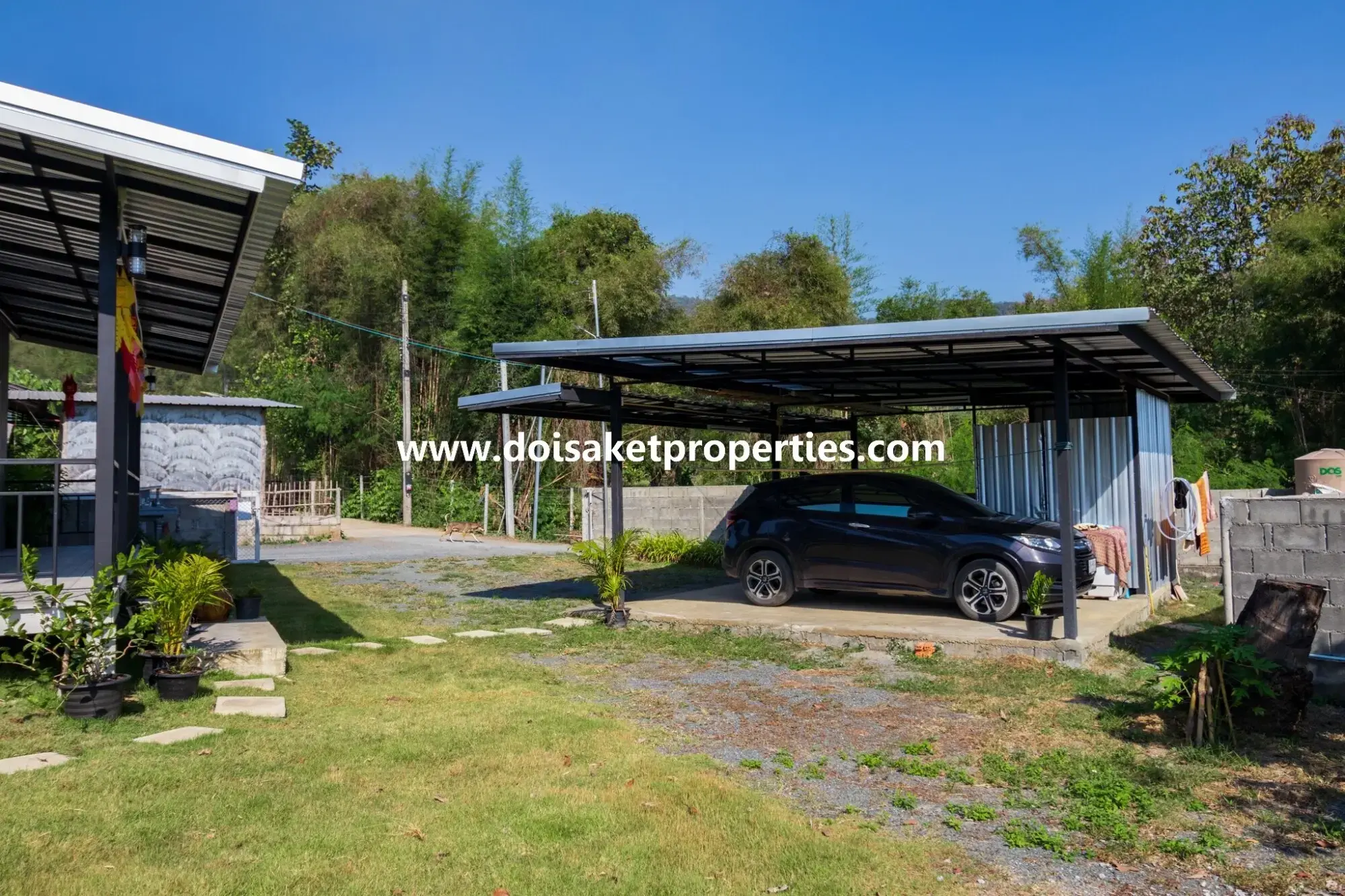 (HS320-02) Newer 2-Bedroom House for Sale in a Quiet and Rural Location near Mae Kuang Dam in Luang Nuea, Doi Saket