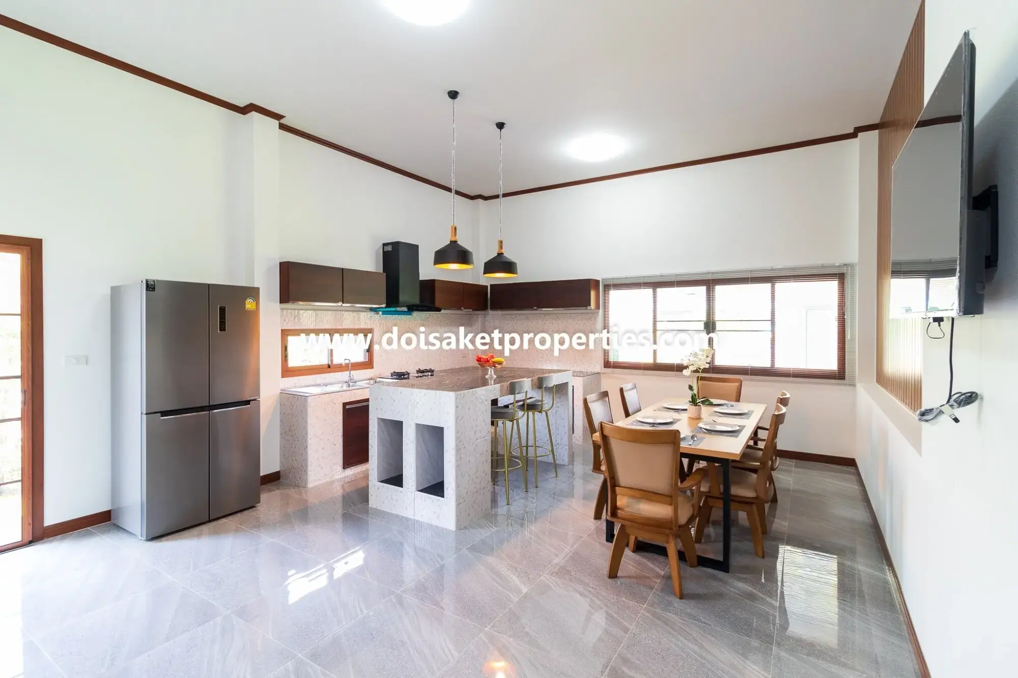 (HS347-04) New Modern-Style Home with Swimming Pool and Views for Sale in Choeng Doi, Doi Saket