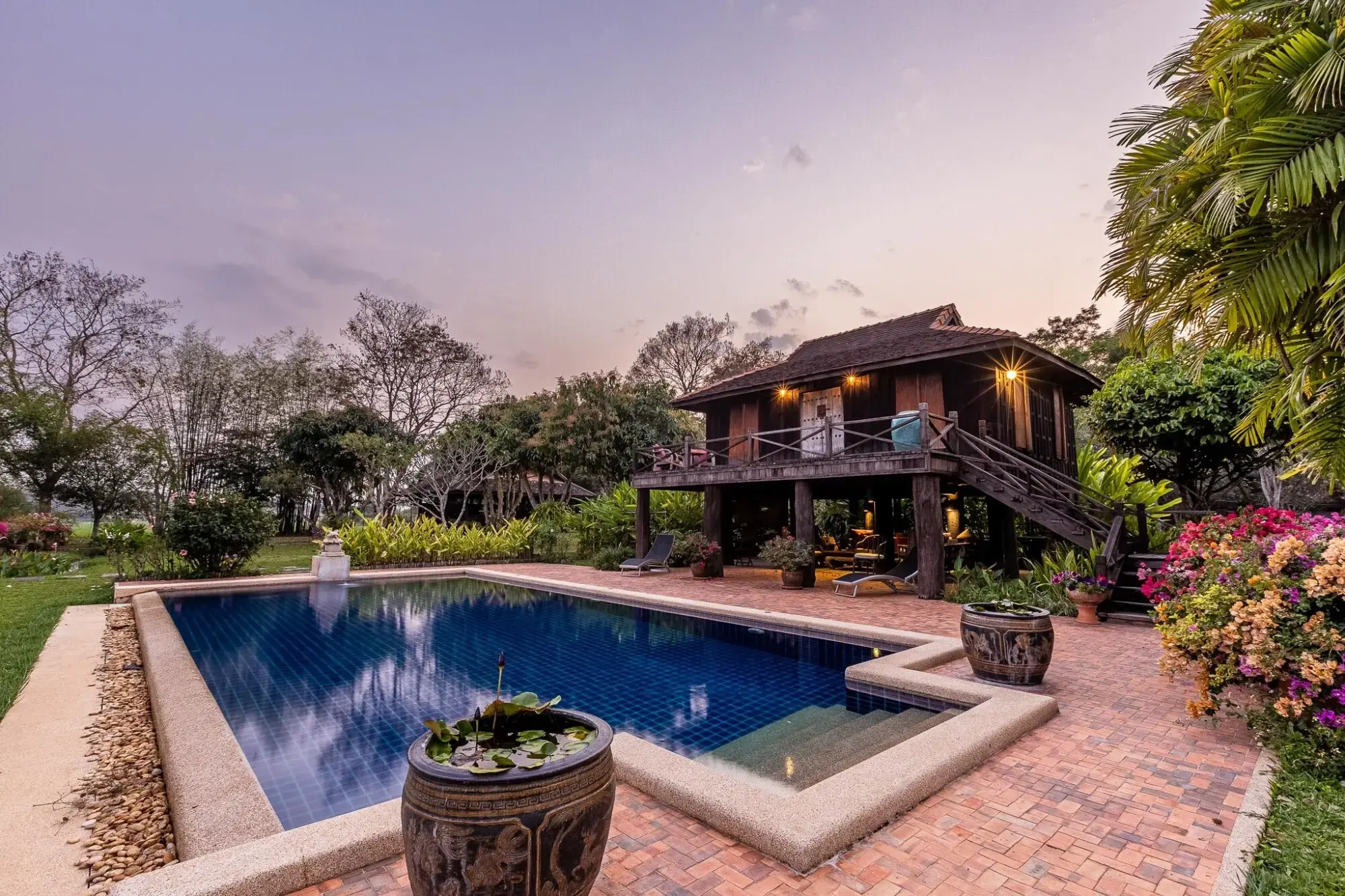 (HS353-24) Amazing 24+ Rai Northern Thai Luxury “Sanctuary” Property for Sale in Luang Nuea, Chiang Mai