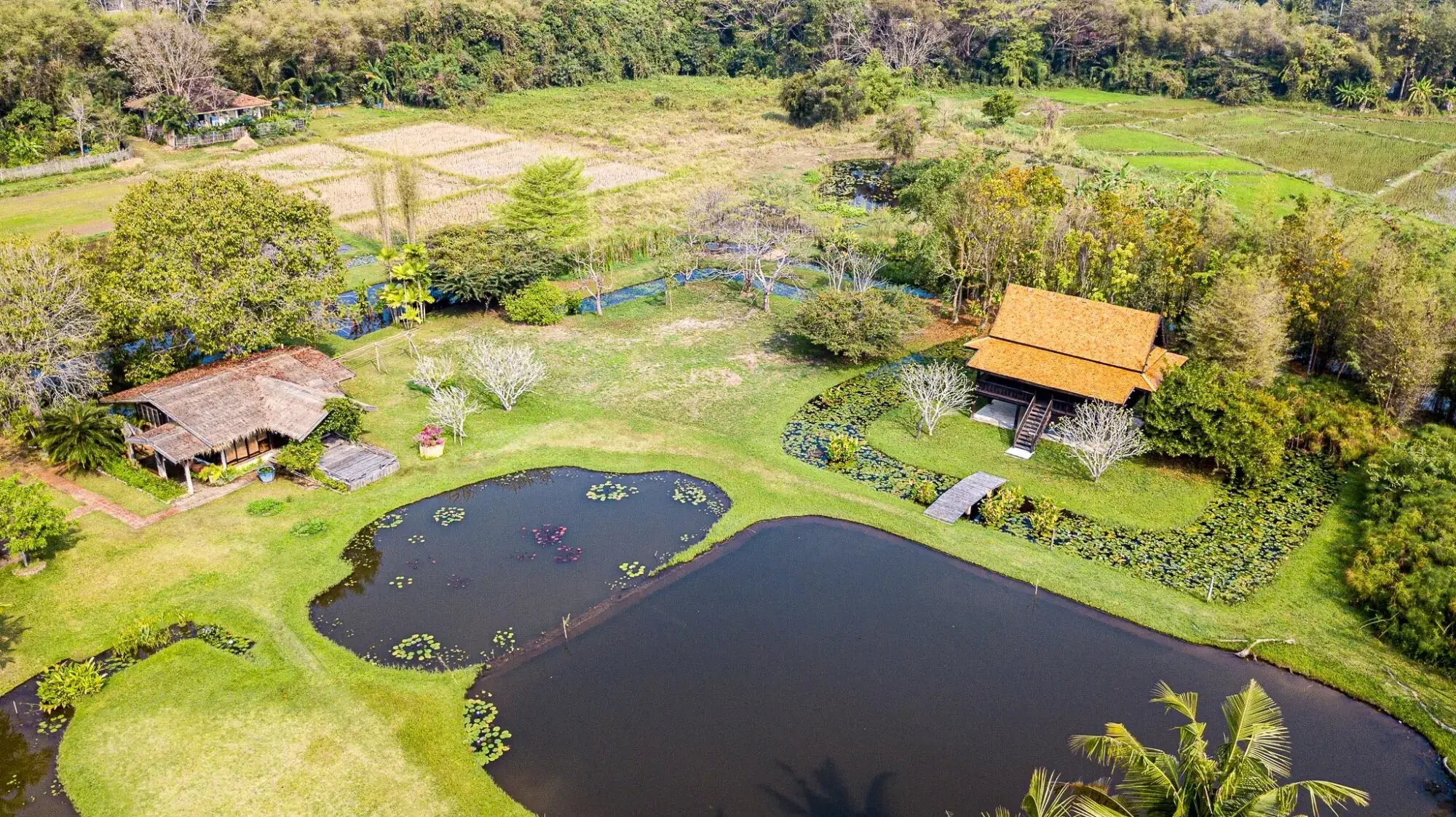 (HS353-24) Amazing 24+ Rai Northern Thai Luxury “Sanctuary” Property for Sale in Luang Nuea, Chiang Mai
