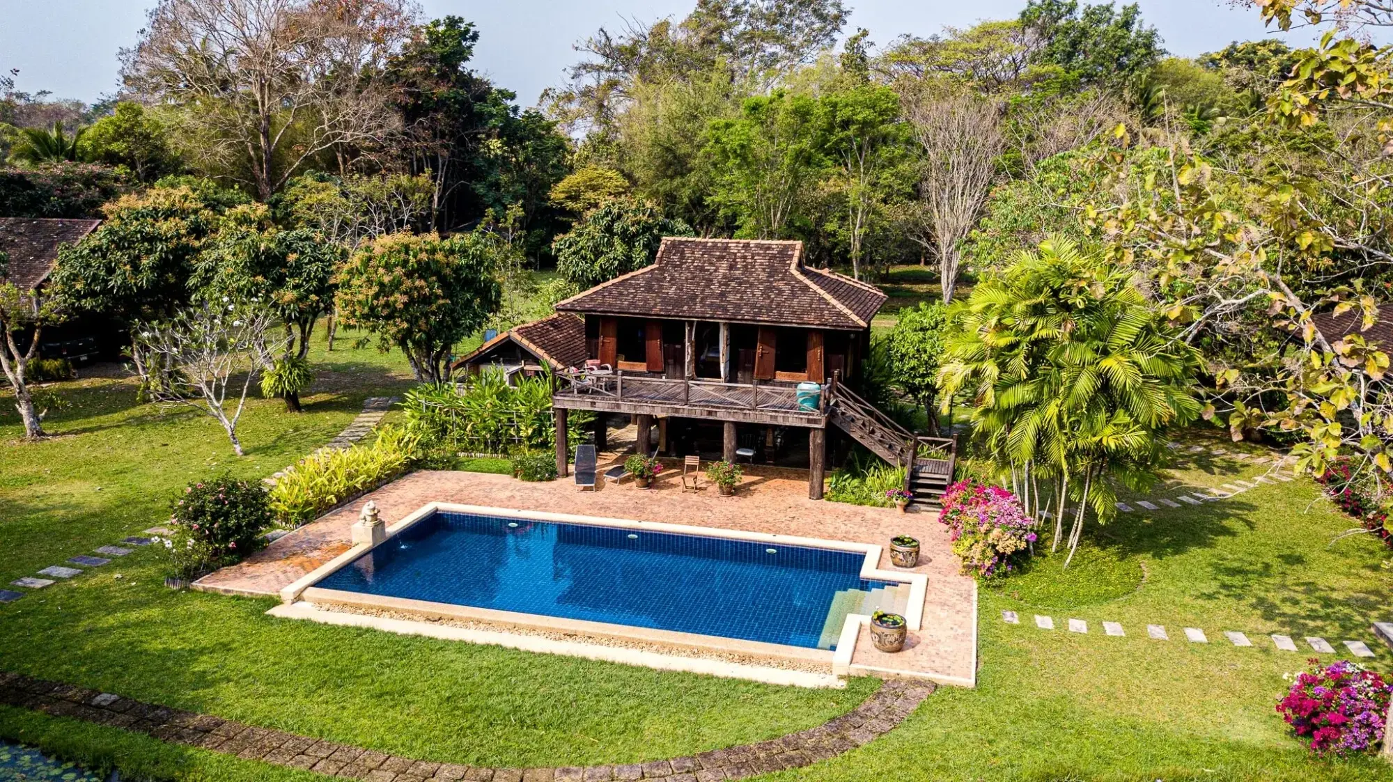 (HS353-24) Amazing 24+ Rai Northern Thai Luxury “Sanctuary” Property for Sale in Luang Nuea, Chiang Mai