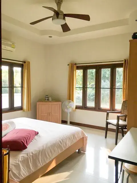 (HS369-02)  Nice 2 Bedroom Bungalow on a Lake for Sale in On Tai, San Kamphaeng, Chiang Mai
