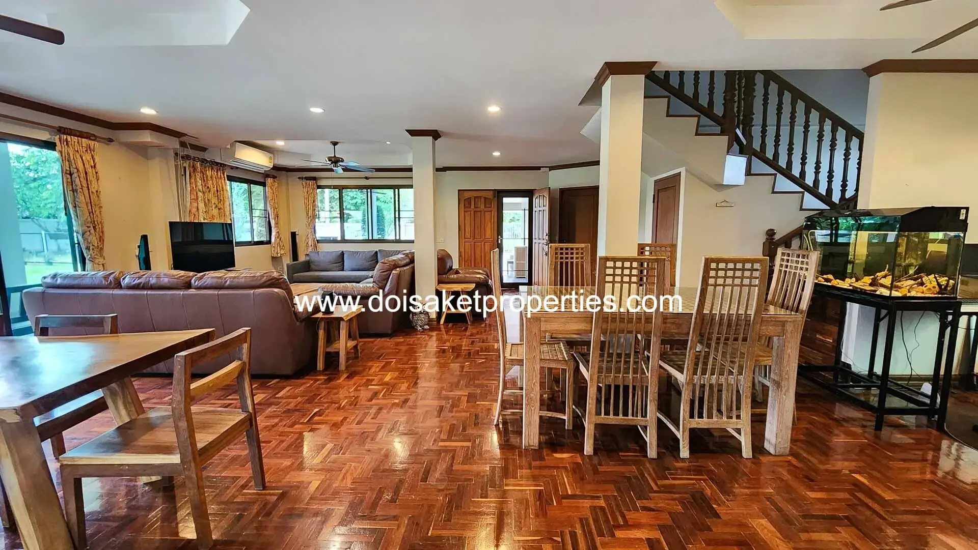(HS372-05) Beautiful 5 Bedroom Pool Villa With A Large Garden In Doi Saket