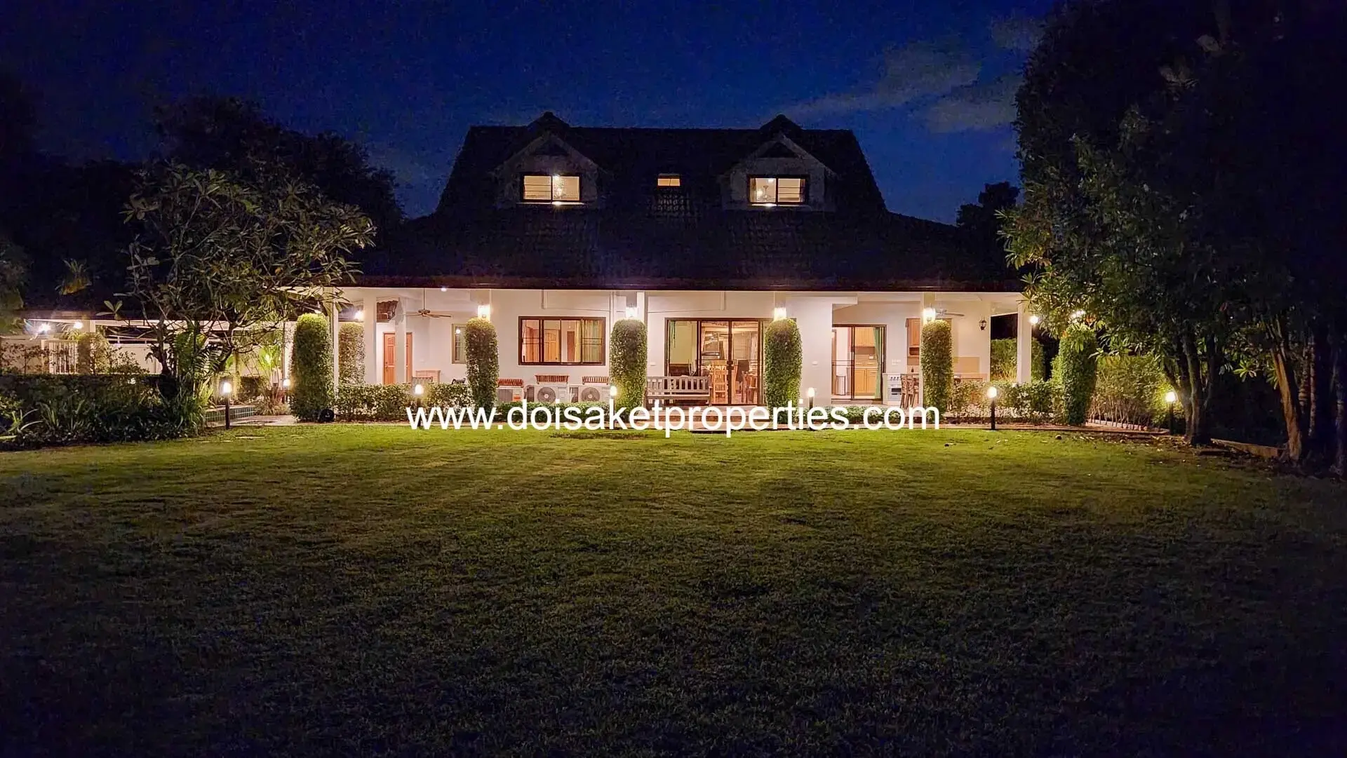 (HS372-05) Beautiful 5 Bedroom Pool Villa With A Large Garden In Doi Saket