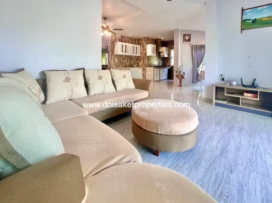 (HS373-03) Fully-Furnished 3-Bedroom Single-Storey Home for Sale in Talat Kwan, Doi Saket