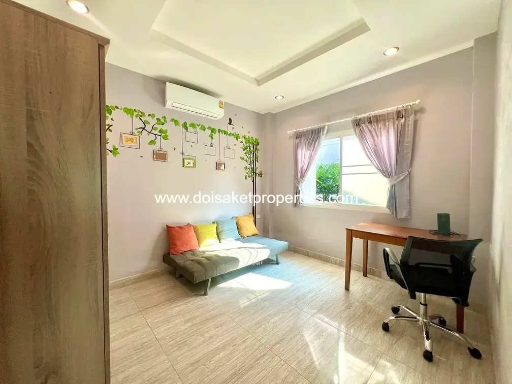 (HS373-03) Fully-Furnished 3-Bedroom Single-Storey Home for Sale in Talat Kwan, Doi Saket