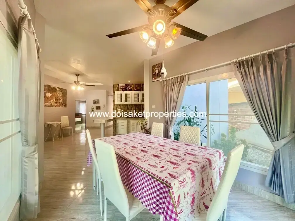 (HS373-03) Fully-Furnished 3-Bedroom Single-Storey Home for Sale in Talat Kwan, Doi Saket