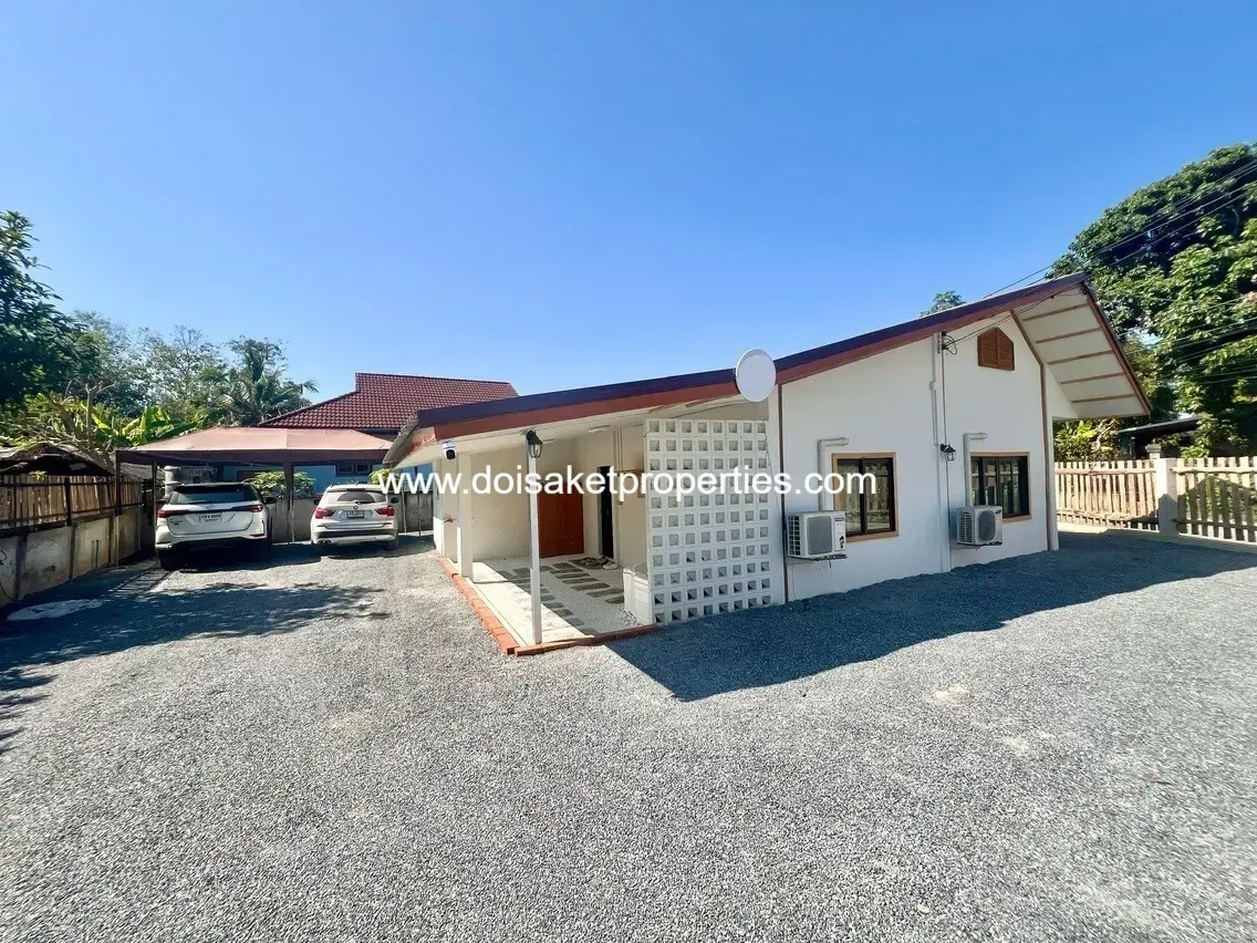 (HR226-02) 2-Bedroom House For Rent in a Quiet but Convenient Location in Choeng Doi, Doi Saket