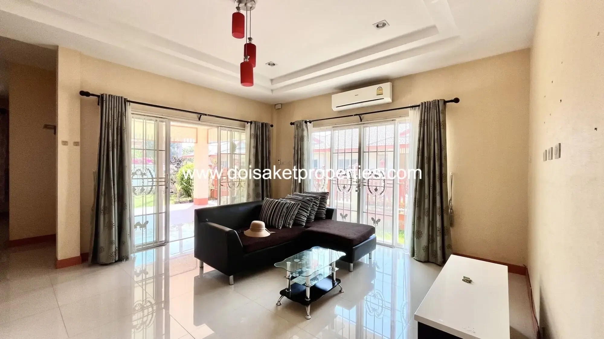 (HR228-03) Great 3-Bedroom Family Home for Rent in Talat Khwan, Doi Saket, Chiang Mai