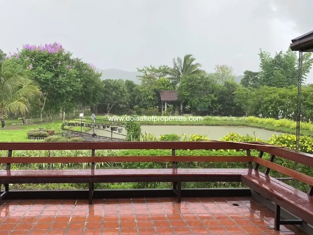 (HS379-05) Lovely Garden Home and Guest Houses with Rice Field Views for Sale in Wiang Pa Pao, Chiang Rai