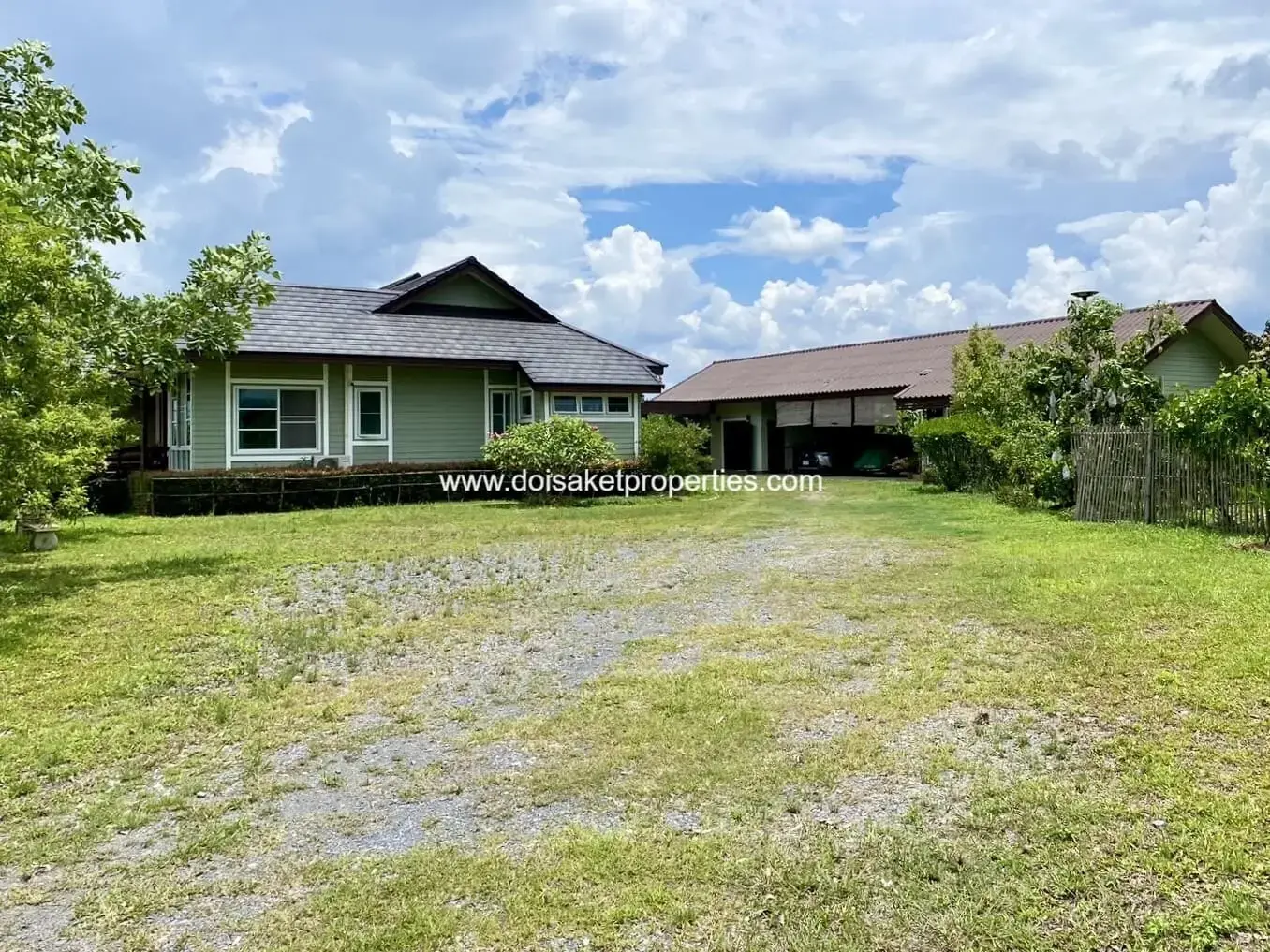 (HS379-05) Lovely Garden Home and Guest Houses with Rice Field Views for Sale in Wiang Pa Pao, Chiang Rai