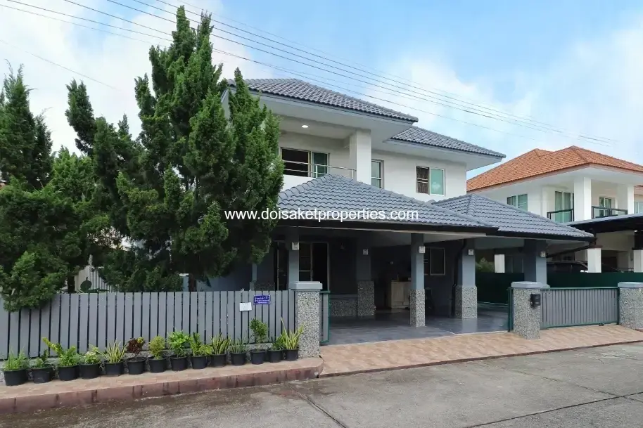 (HS378-03) Nice Fully-Furnished 3 Bedroom Home for Sale in San Na Meng, San Sai, Chiang Mai