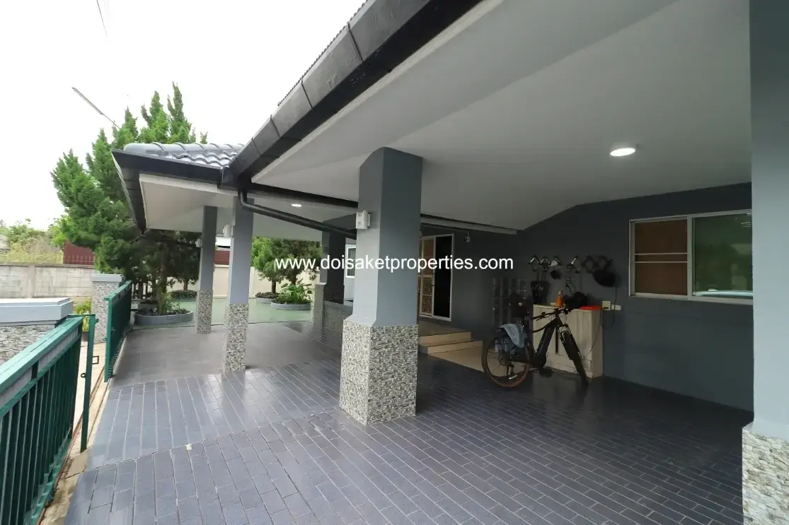 (HS378-03) Nice Fully-Furnished 3 Bedroom Home for Sale in San Na Meng, San Sai, Chiang Mai