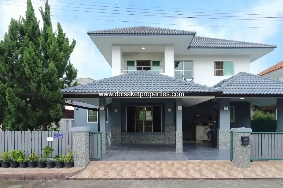 (HS378-03) Nice Fully-Furnished 3 Bedroom Home for Sale in San Na Meng, San Sai, Chiang Mai