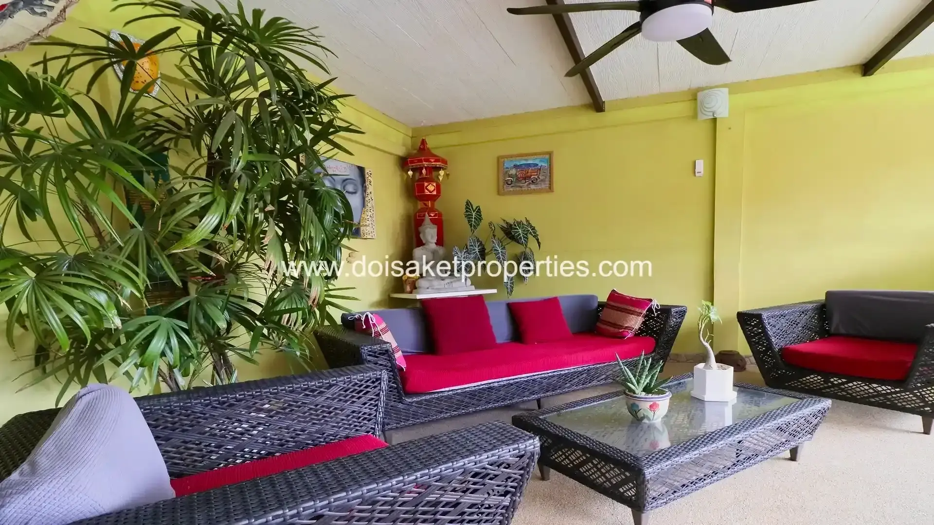 (HS381-02) Charming 2-Bedroom Home with Private Pool and Rice Field Views in Pa Pong, Doi Saket