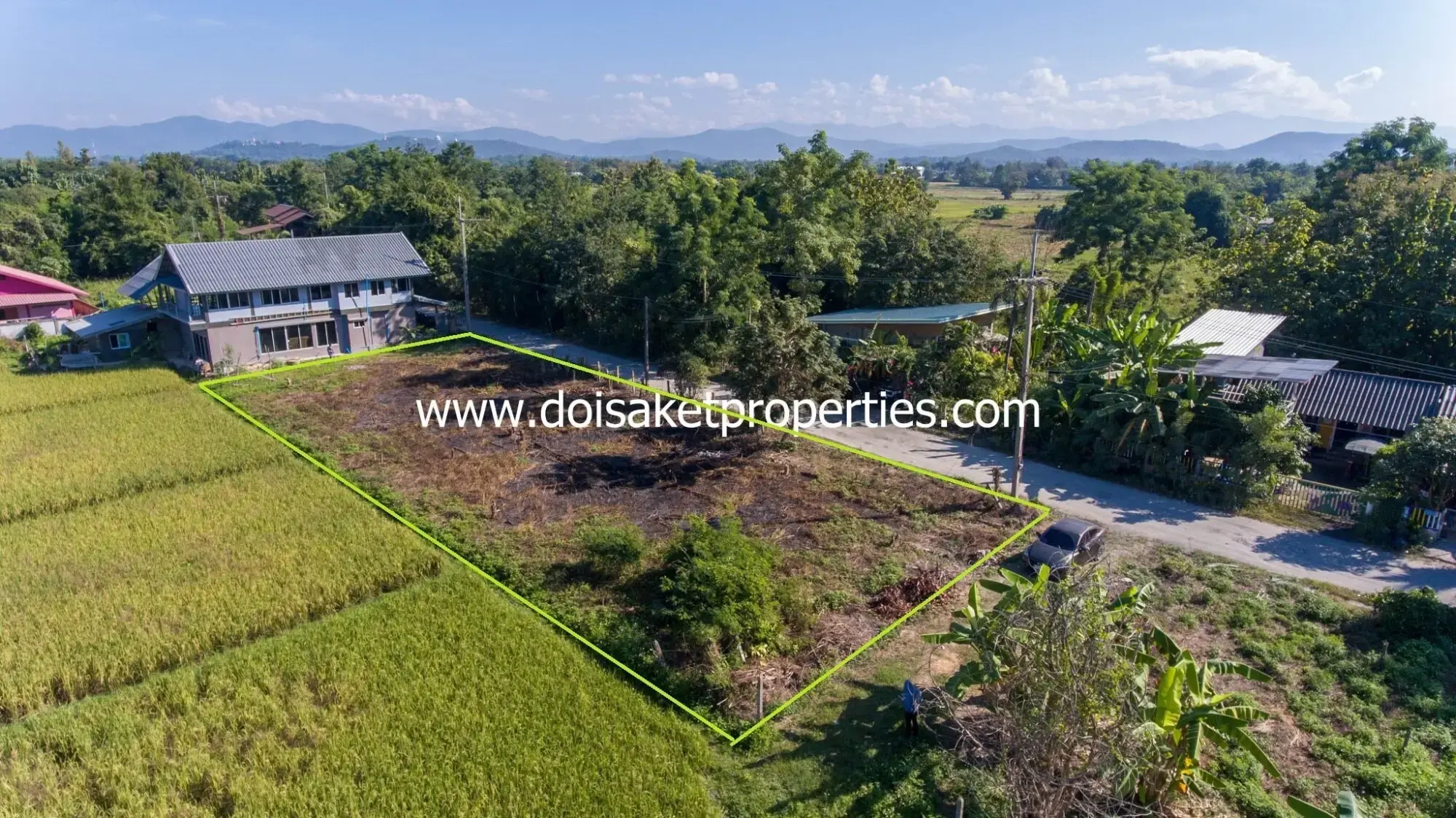 (LS340-00) Nice Plot of Land with Great View for Sale in Sa-Nga Ban, Doi Saket