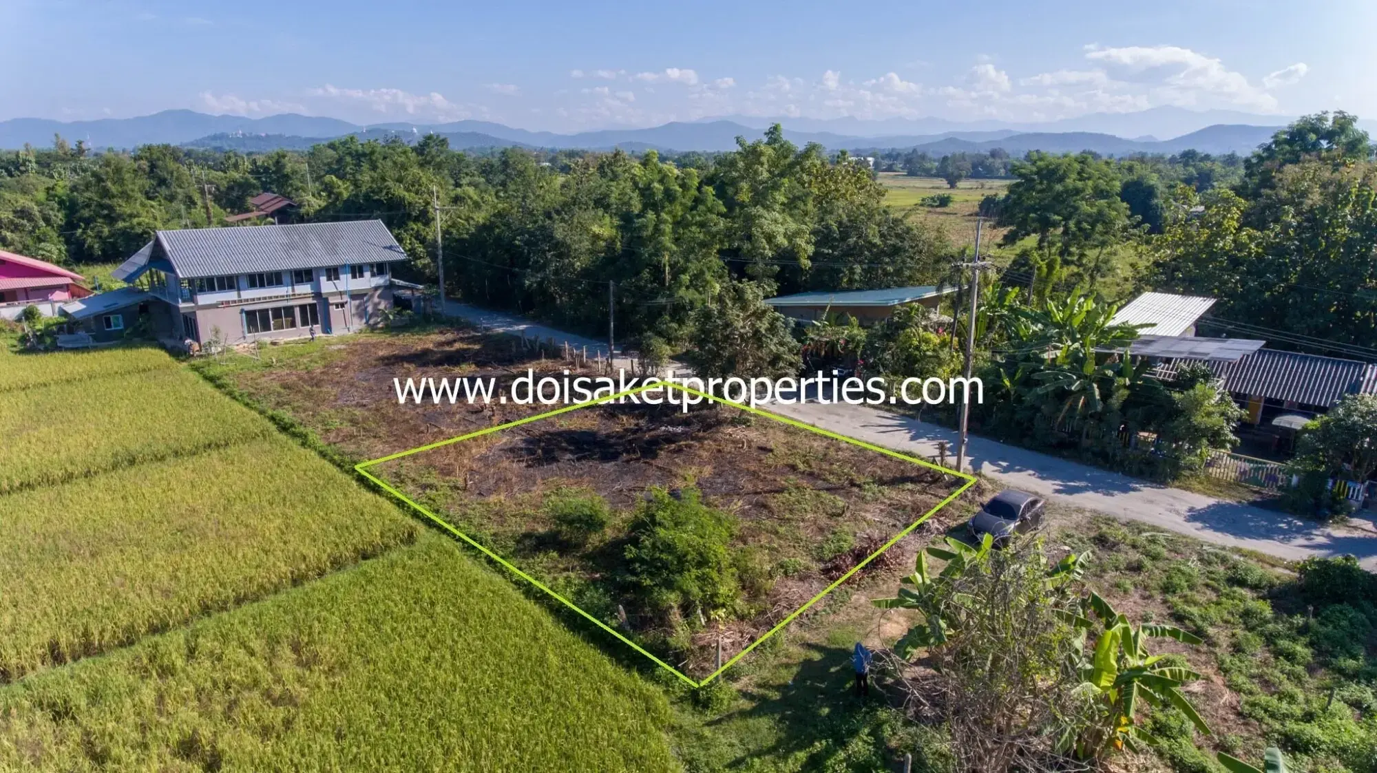 (LS341-00) Nice Plot of Land with Great View for Sale in Sa-Nga Ban, Doi Saket