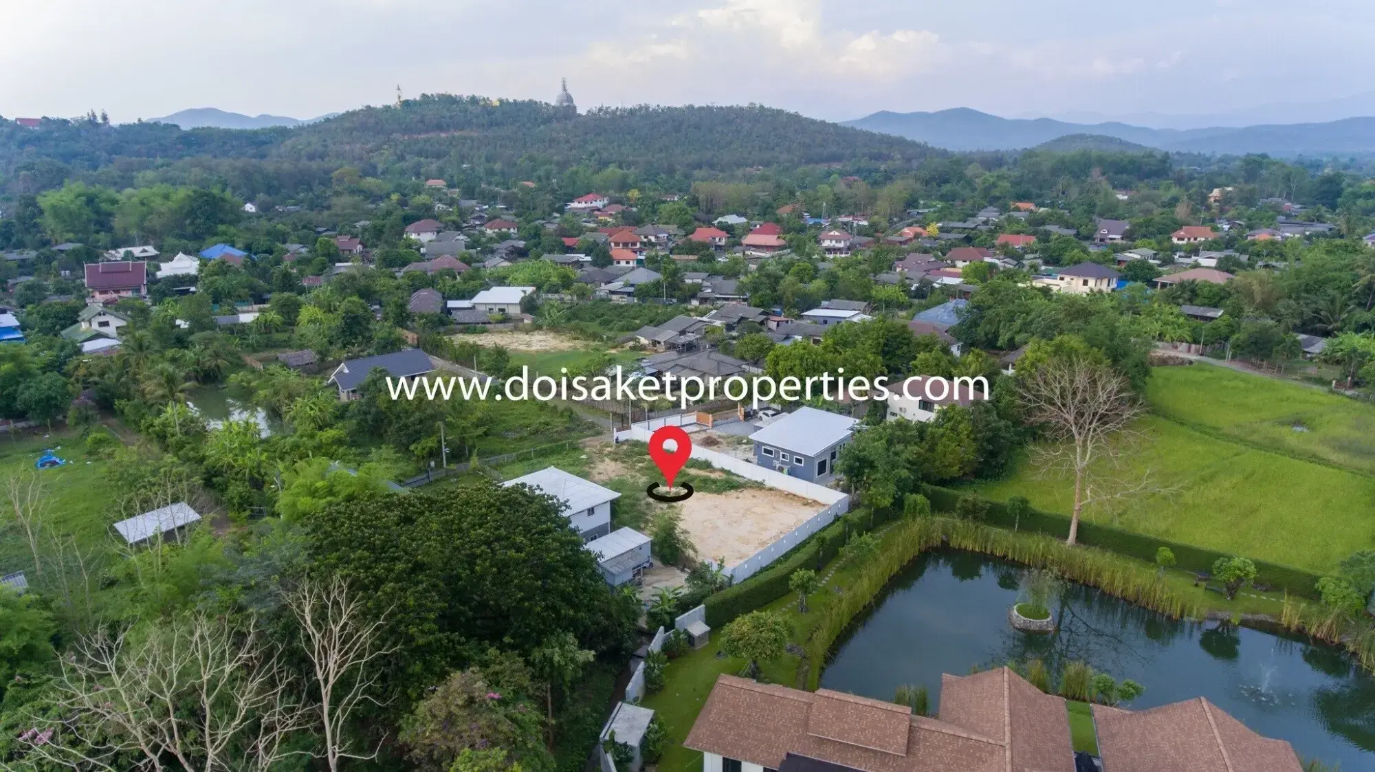 (LS349-00) Excellent Half-Rai Ready-to-Build Plot of Land  for Sale in Choeng Doi, Doi Saket