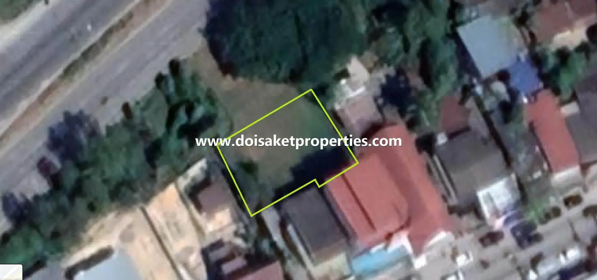 (LS374-00) Great Plot of Commercial Land on the 118 Road for Sale in Choeng Doi, Doi Saket, Chiang Mai