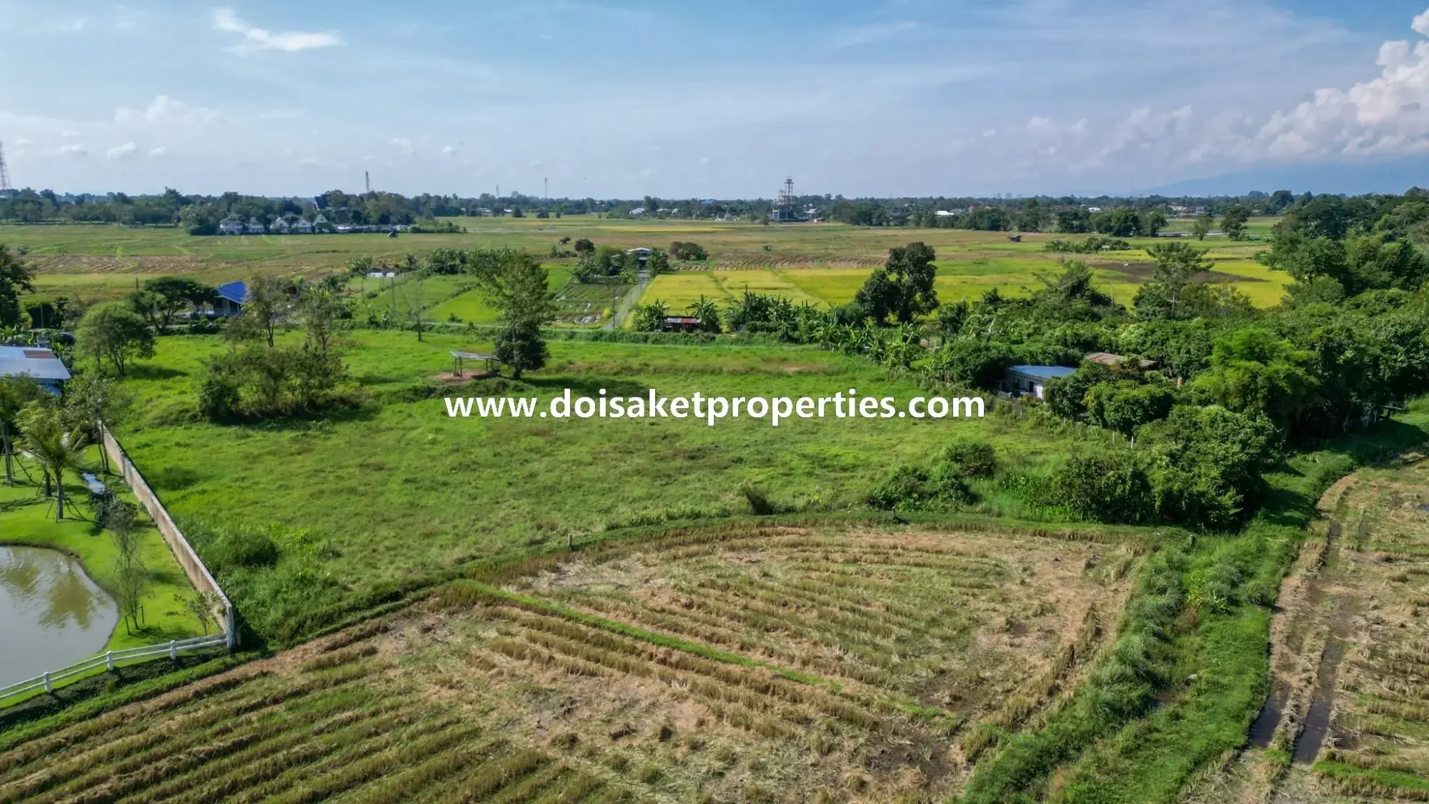 (LS376-04) 4+ Rai of Land with Excellent Views for Sale in Choeng Doi, Doi Saket
