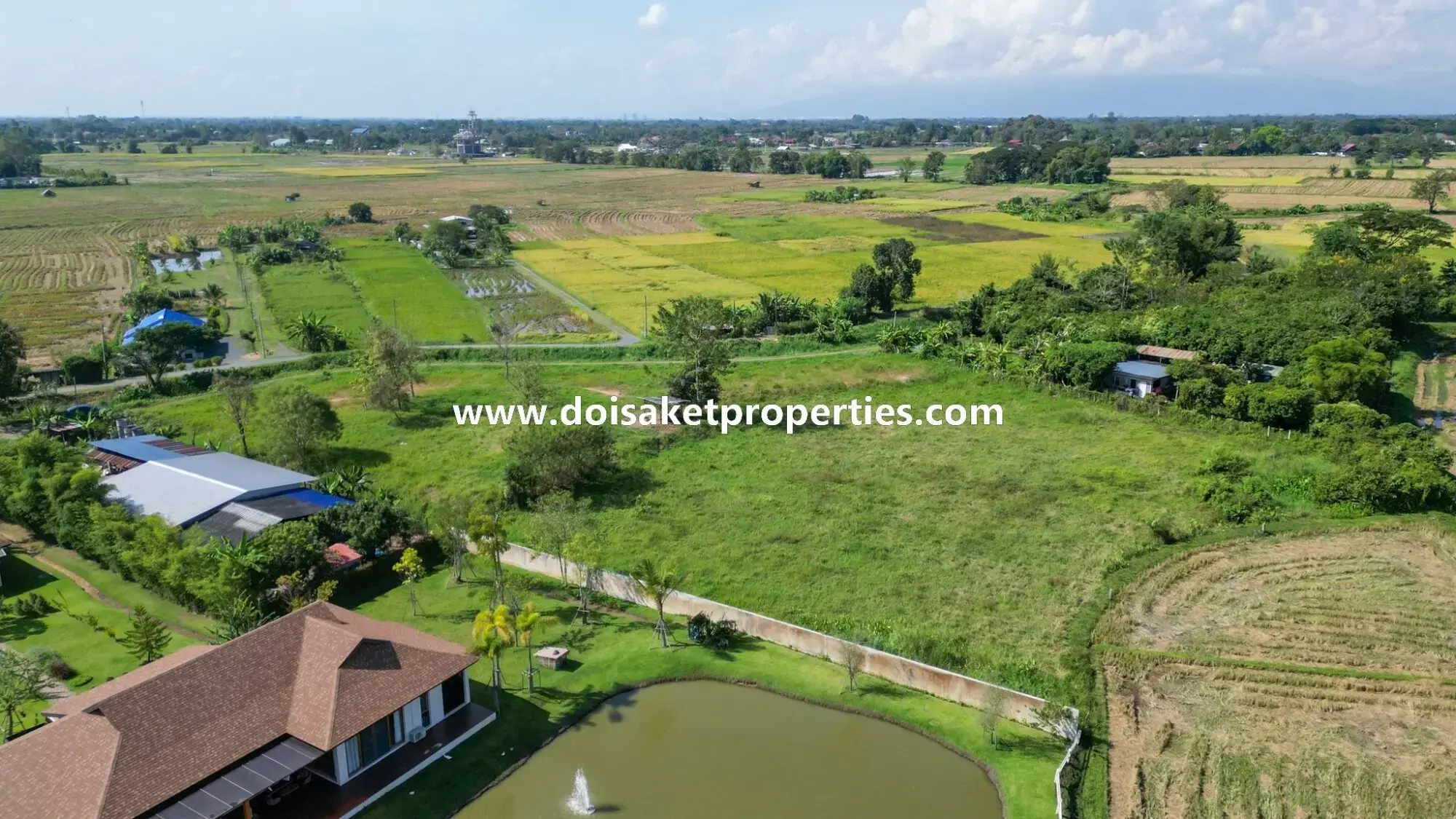 (LS376-04) 4+ Rai of Land with Excellent Views for Sale in Choeng Doi, Doi Saket