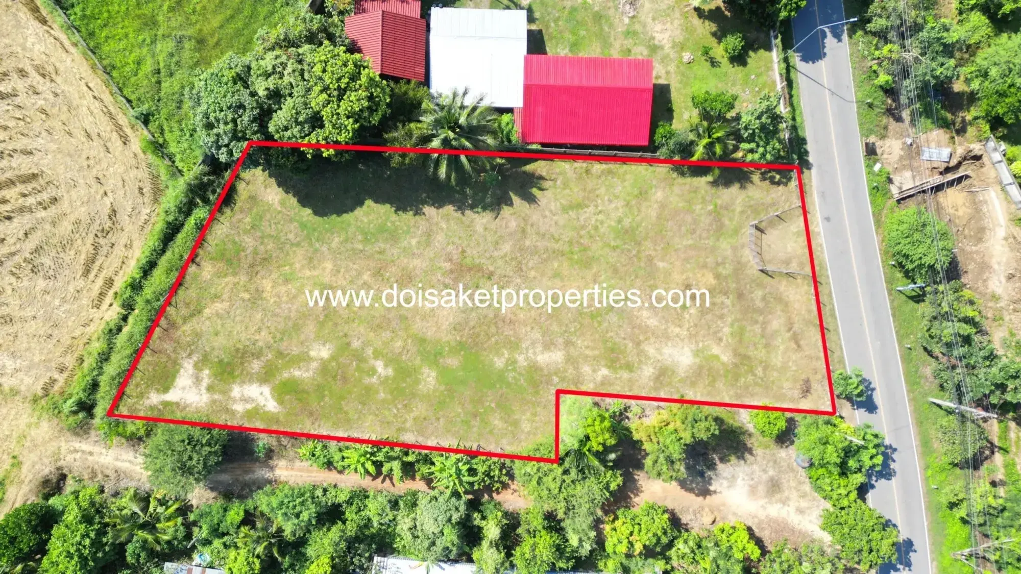 (LS380-01) 1-Rai of Prime Land for Sale in Luang Nuea, Doi Saket, Chiang Mai
