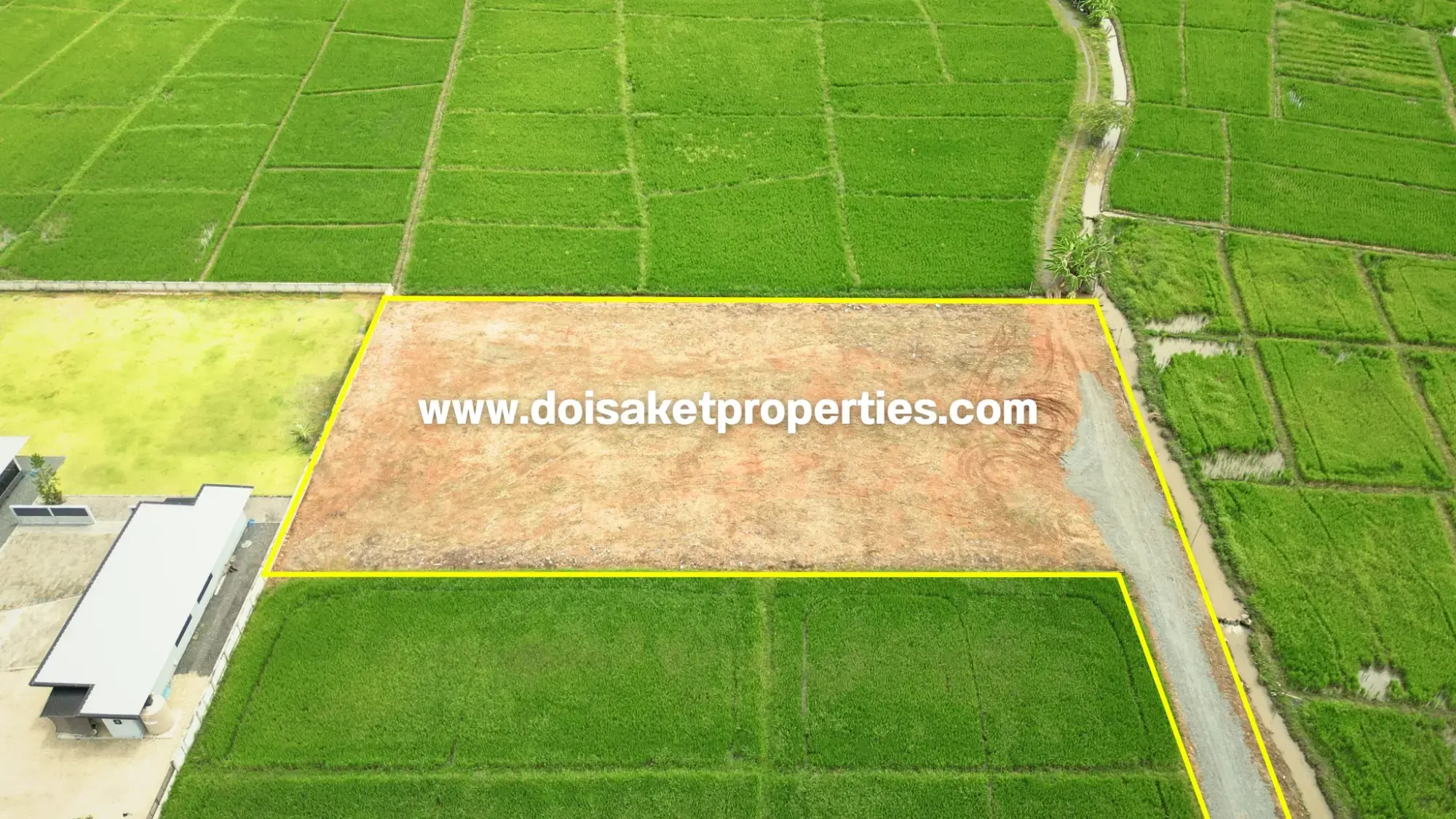 (LS387-02) 2 Rai of Land with Great Views for Sale in Pa Pong, Doi Saket, Chiang Mai