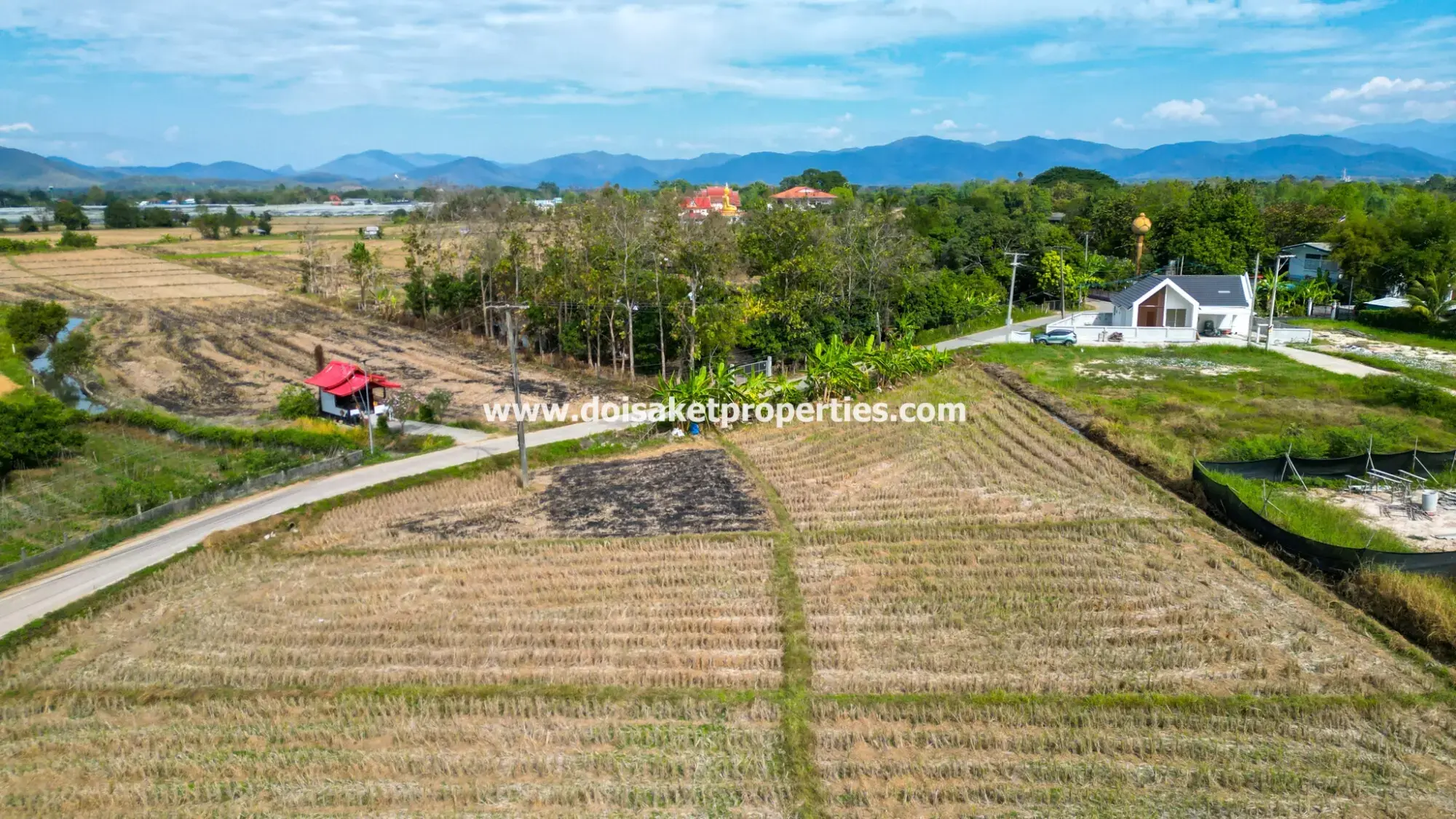 (LS388-01) Nice 1+ Rai Plot of Land with Great View for Sale in Choeng Doi, Doi Saket