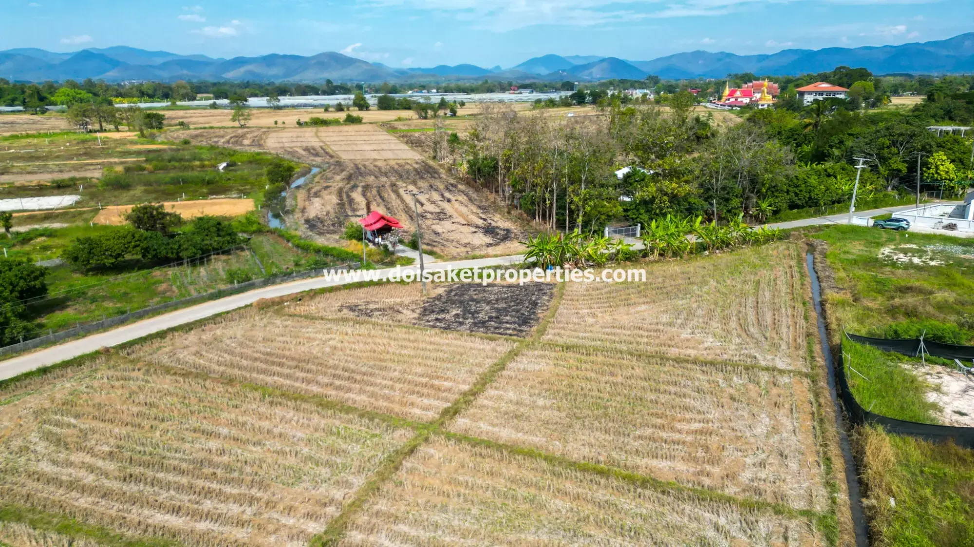 (LS388-01) Nice 1+ Rai Plot of Land with Great View for Sale in Choeng Doi, Doi Saket