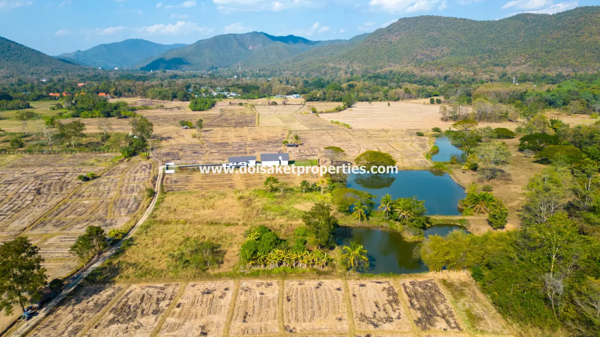 (LS392-68) Amazing 68+ Rai Plot of Land with Stunning Views for Sale in Luang Nua, Doi Saket