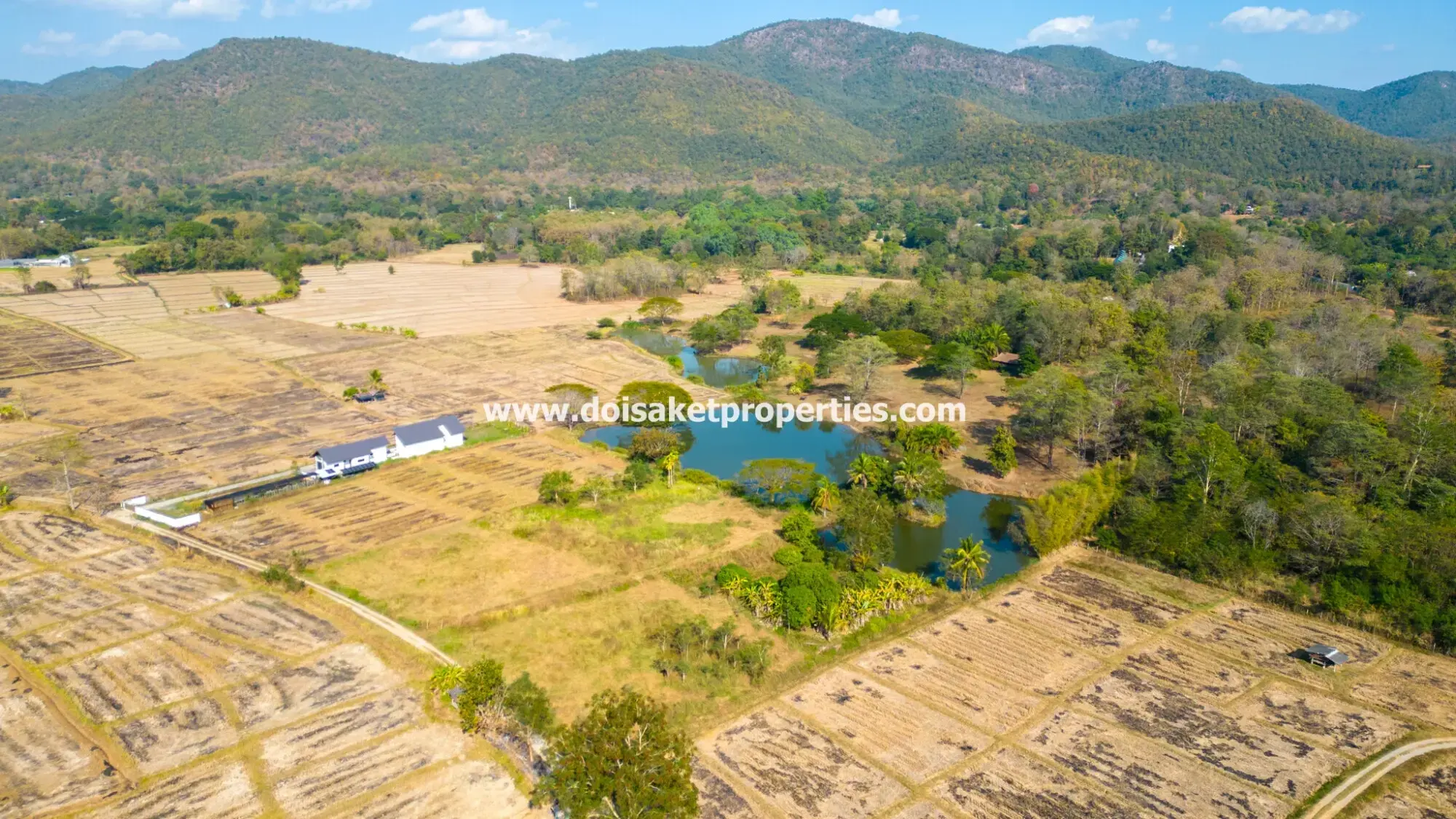(LS392-68) Amazing 68+ Rai Plot of Land with Stunning Views for Sale in Luang Nua, Doi Saket