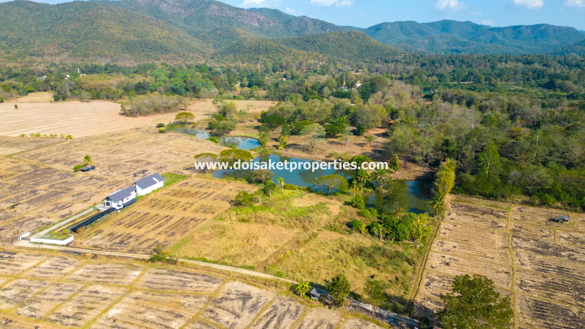 (LS392-68) Amazing 68+ Rai Plot of Land with Stunning Views for Sale in Luang Nua, Doi Saket