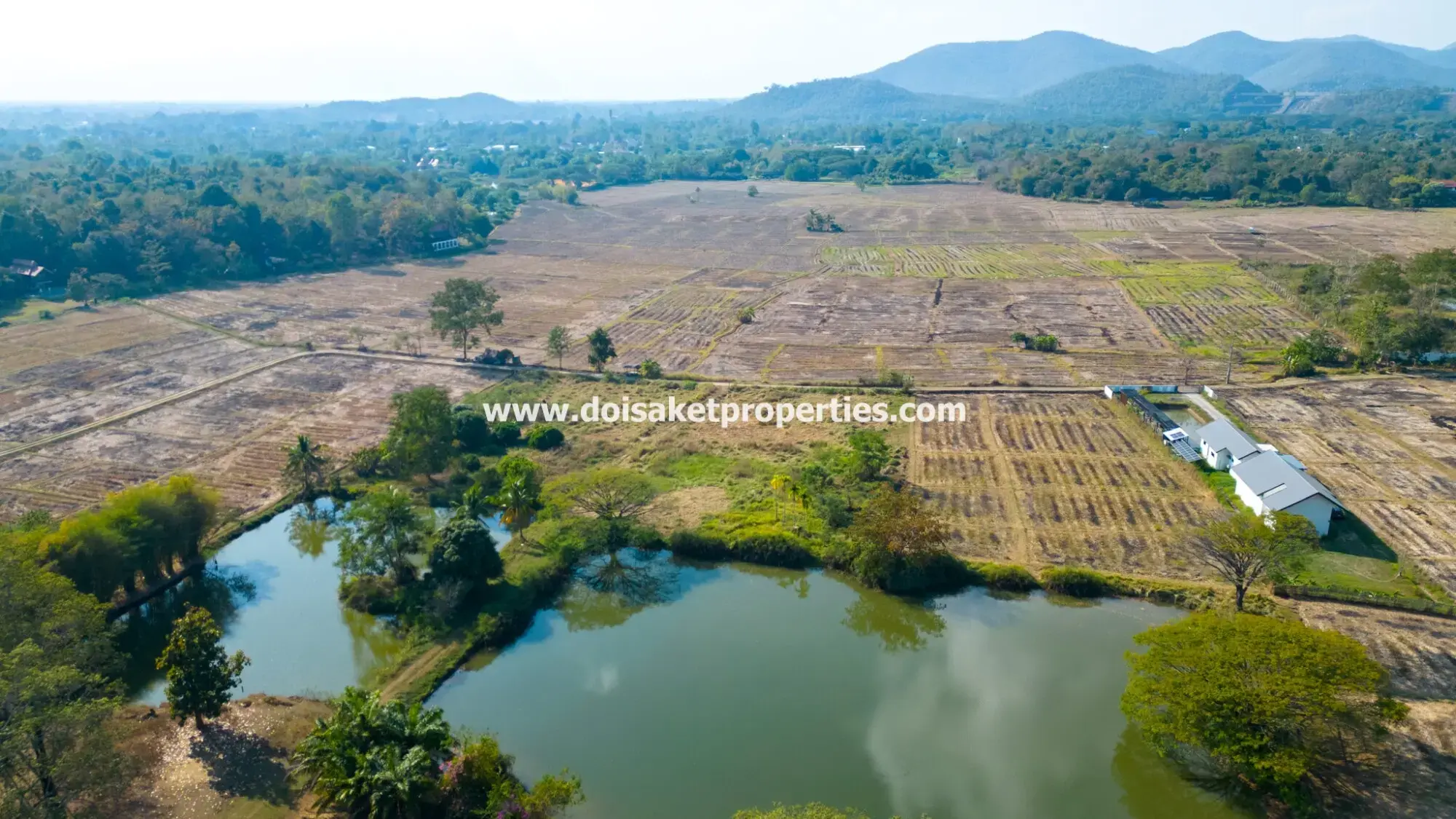 (LS392-68) Amazing 68+ Rai Plot of Land with Stunning Views for Sale in Luang Nua, Doi Saket