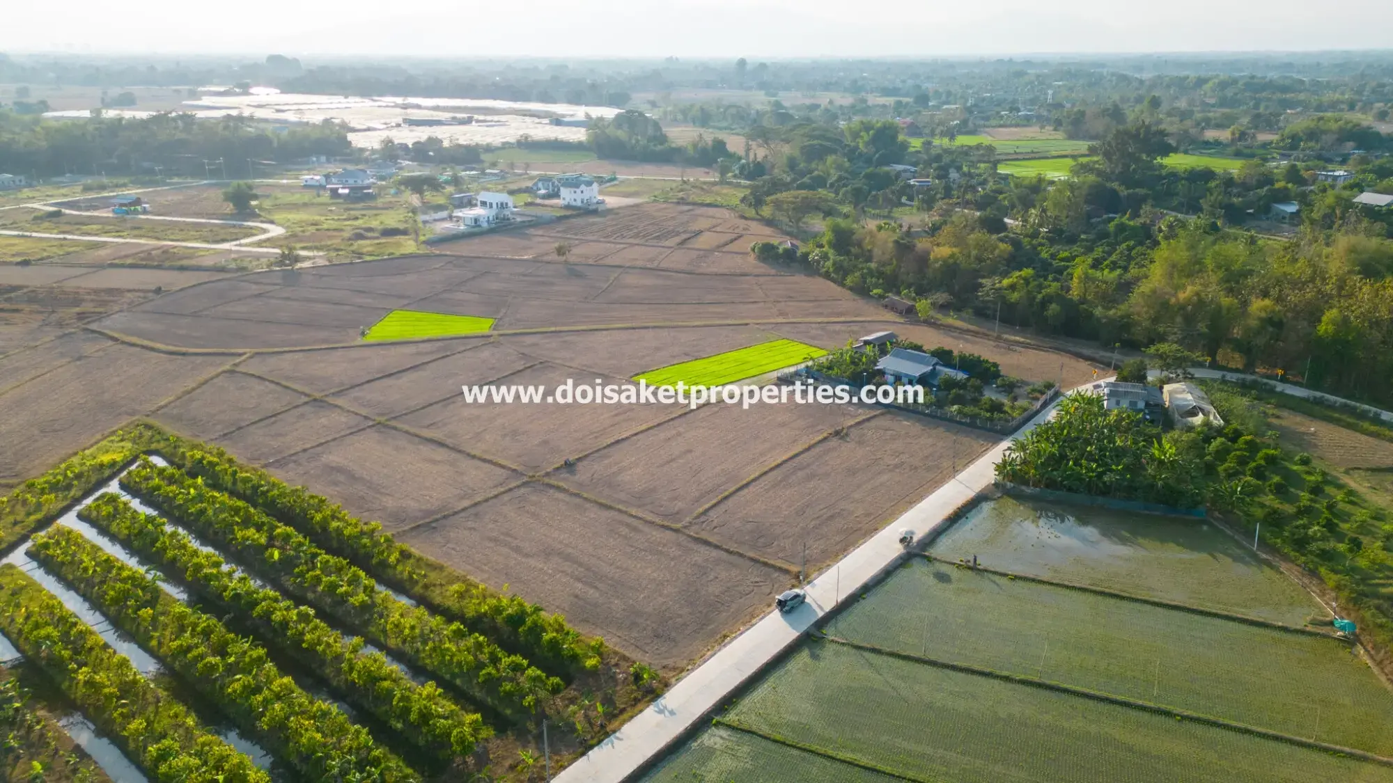 (LS389-03) Nice 3+ Rai Plot of Land with Great Views for Sale in Luang Nua, Doi Saket