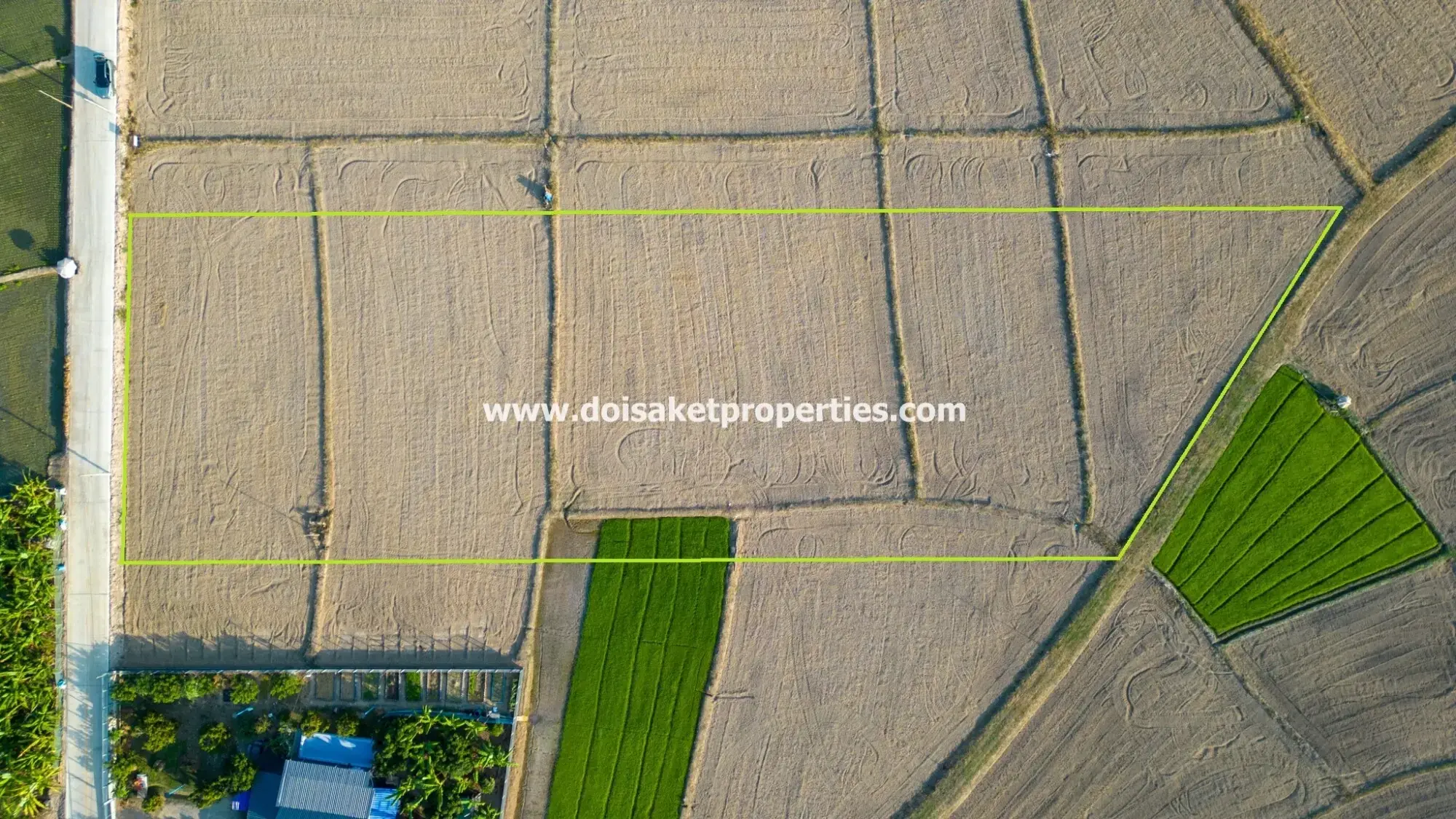 (LS389-03) Nice 3+ Rai Plot of Land with Great Views for Sale in Luang Nua, Doi Saket