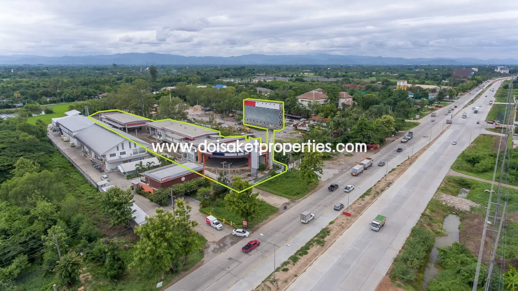 (CMS020-03) Large ~4 Rai Commercial Property with Direct Frontage on Route 11 Superhighway