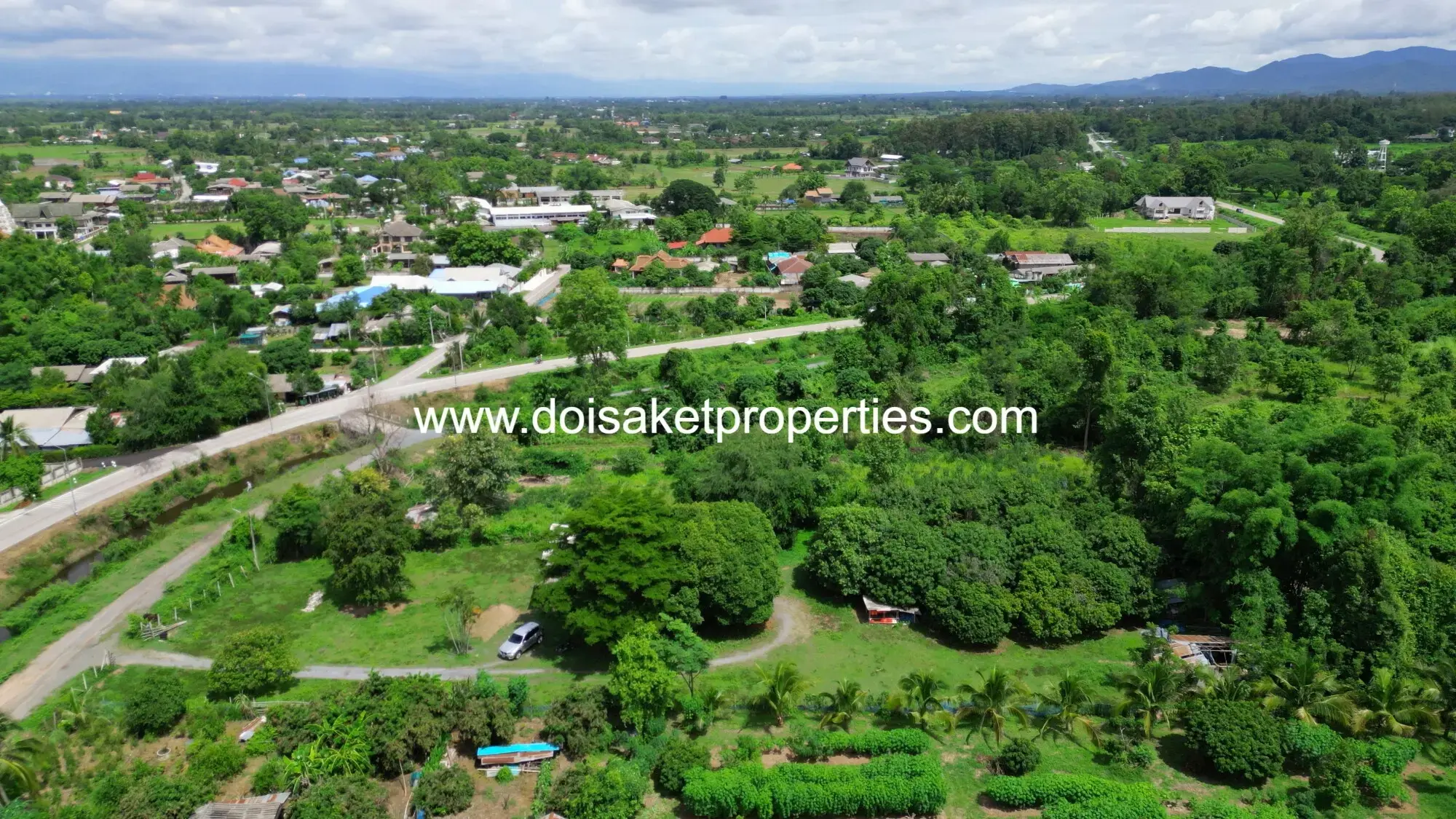 (LS395-02) 2 Rai of Nice Land for Sale in Mae Pong, Doi Saket, Chiang Mai
